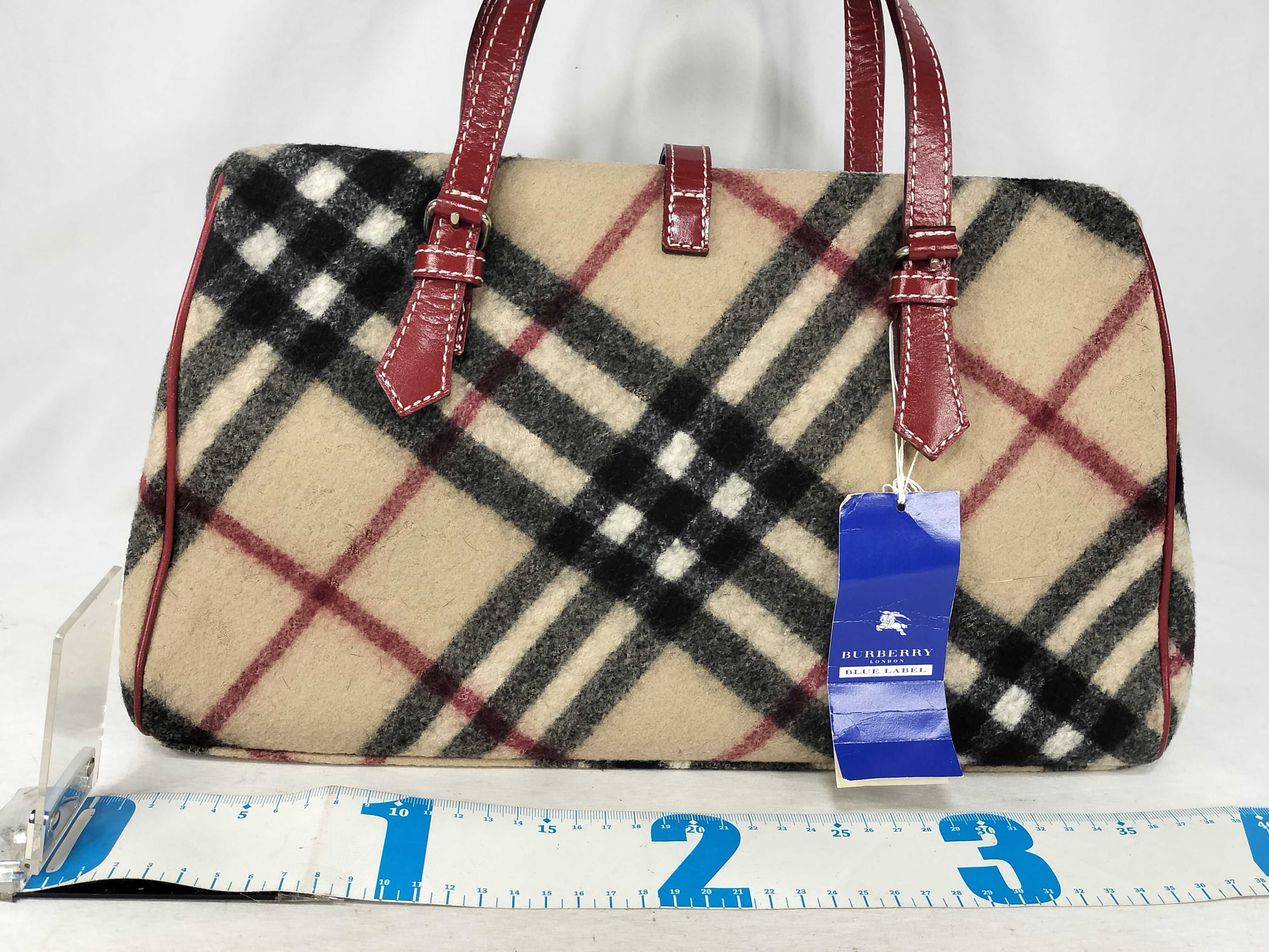 Blue Label Wool Tote Bag — view 2