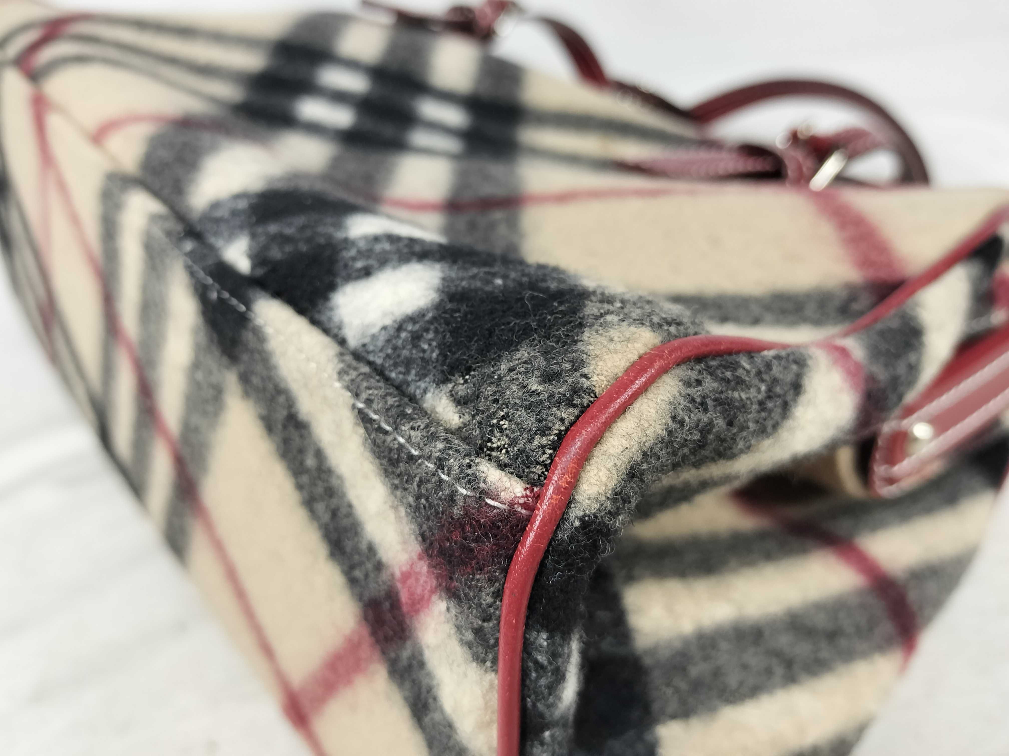 Blue Label Wool Tote Bag — view 6