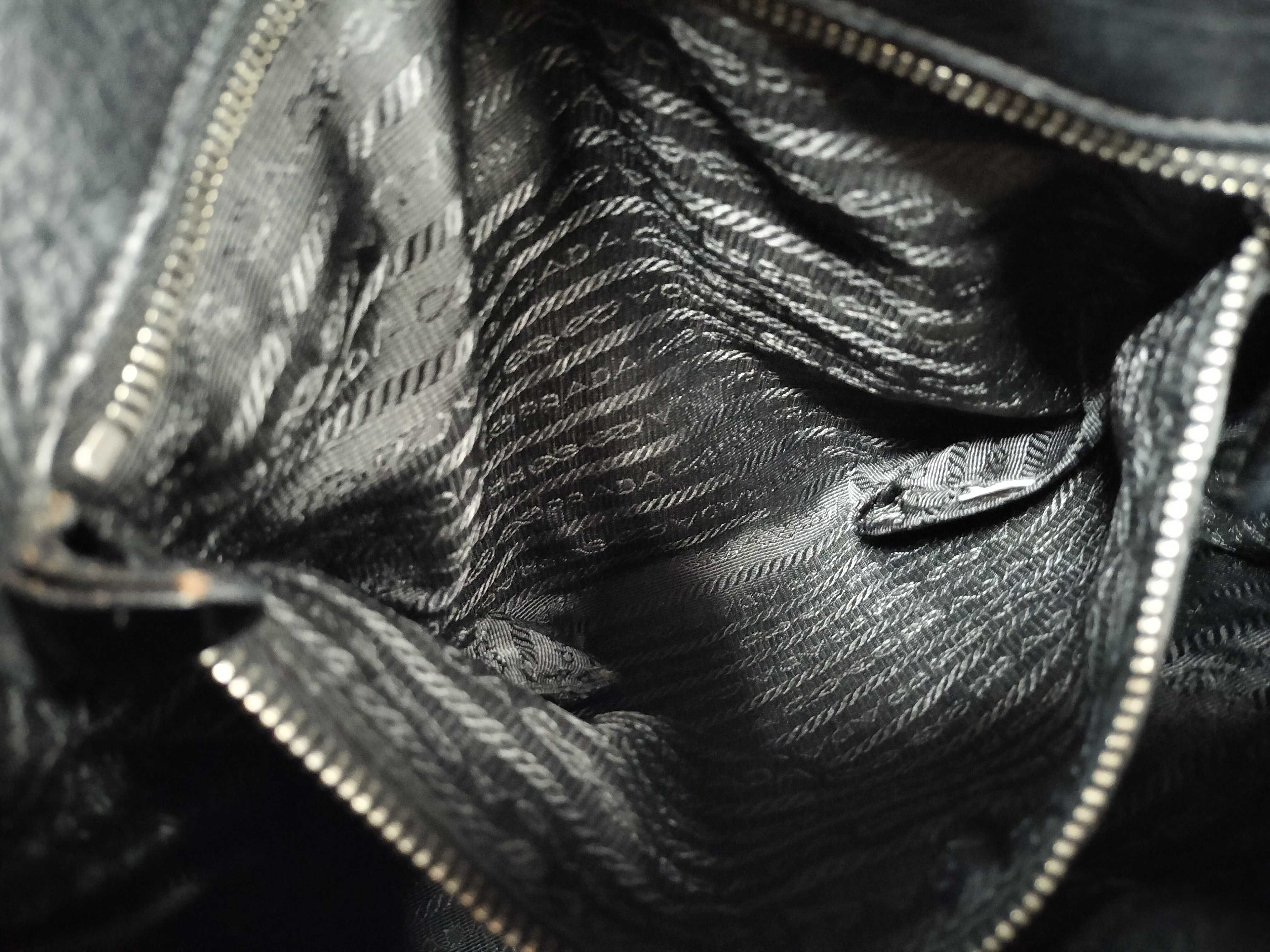 PH- Vernice Gaufre Patent Leather Black Tote Bag Shoulder Bag — view 12