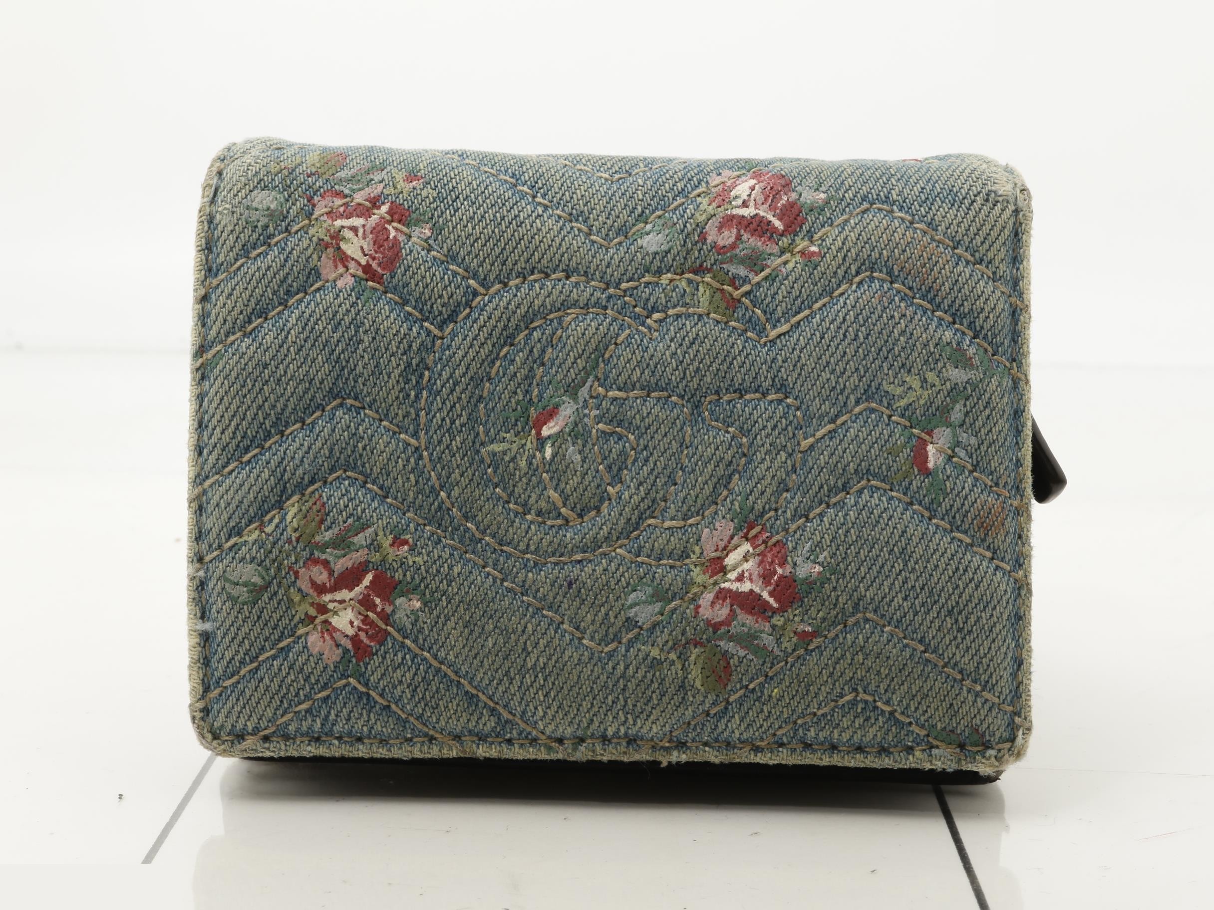 GG Marmont Japan Limited Edition Denim Wallet — view 2
