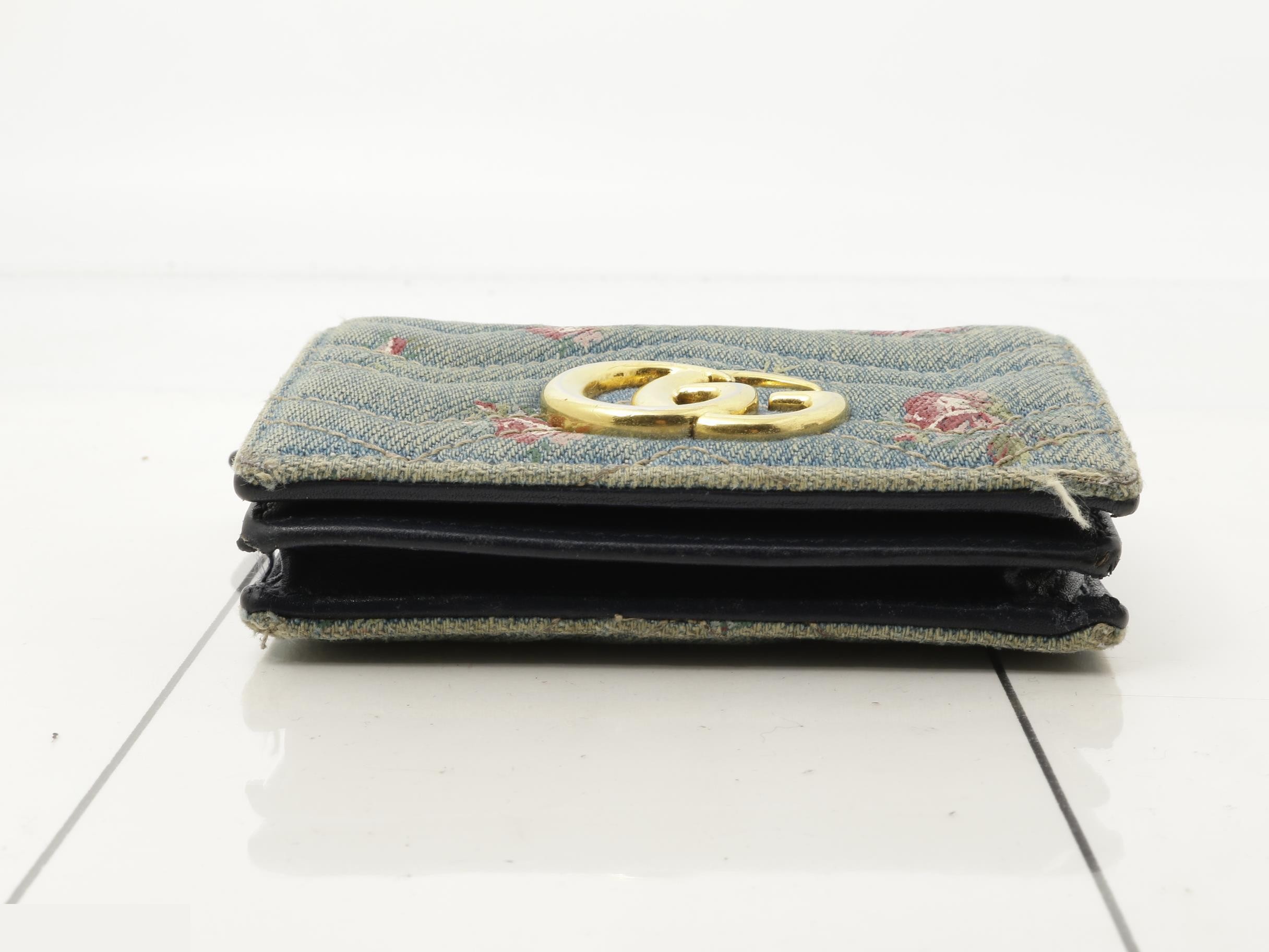 GG Marmont Japan Limited Edition Denim Wallet — view 3