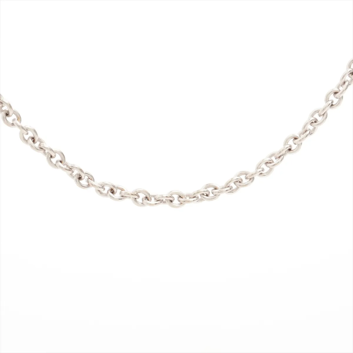 necklace chain, 750 (WG), 8.0g, CU1217, with a bent jump ring. — view 2