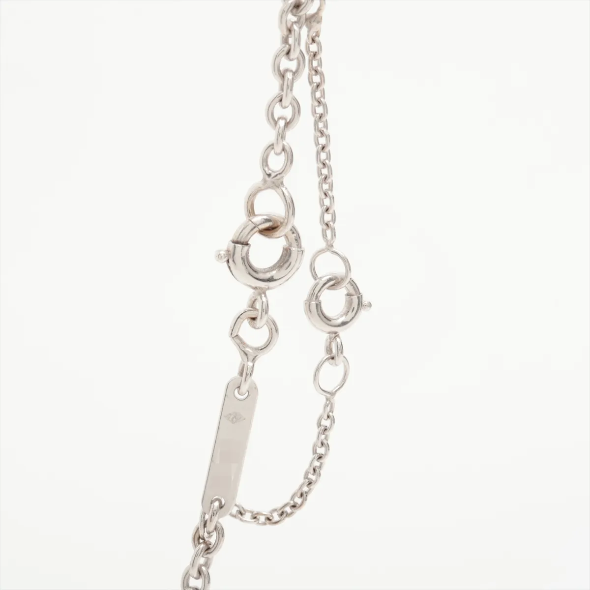 necklace chain, 750 (WG), 8.0g, CU1217, with a bent jump ring. — view 3