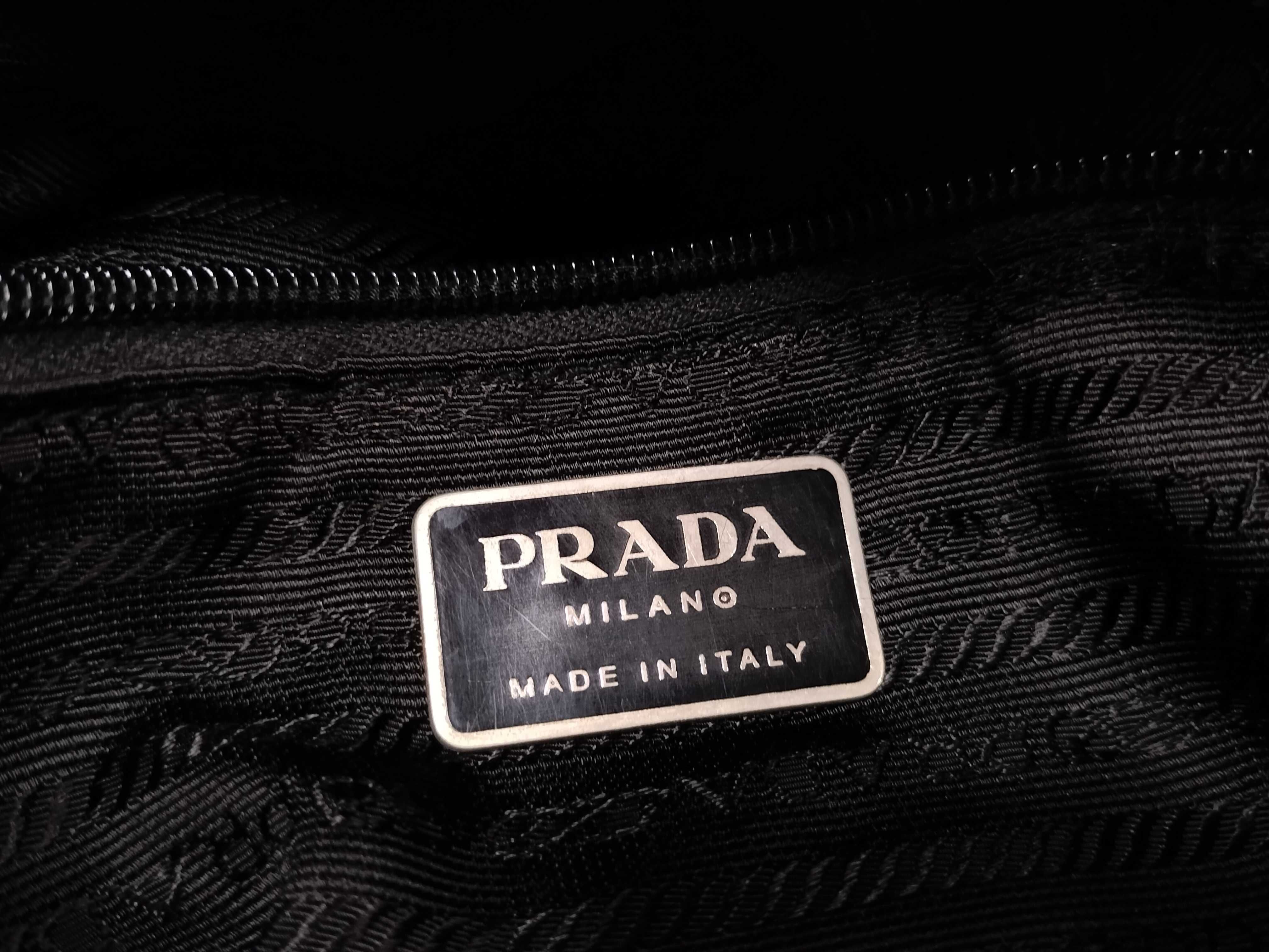 Nylon Shoulder Bag, Black Nylon Shoulder Bag — view 11