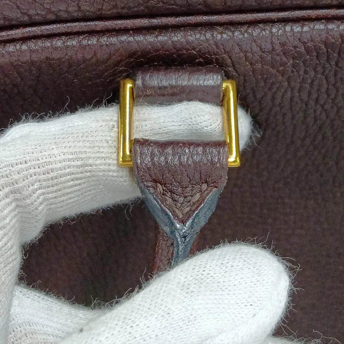 Hermès Plume 32 Fjord Chocolate Gold Hardware G: 2003 — view 12