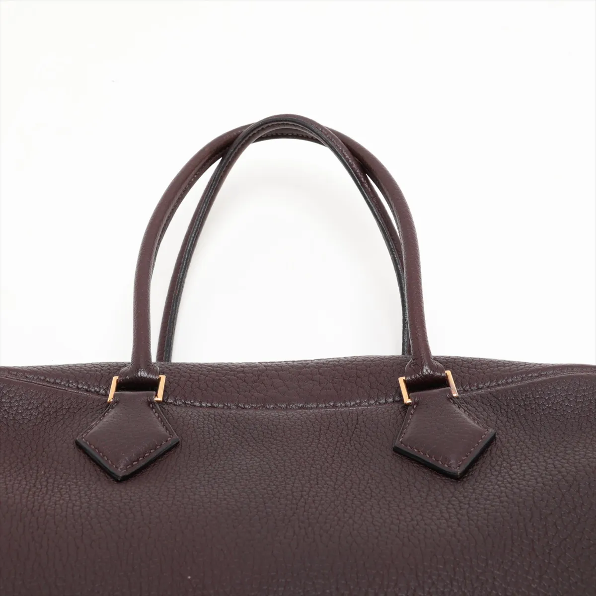 Hermès Plume 32 Fjord Chocolate Gold Hardware G: 2003 — view 6