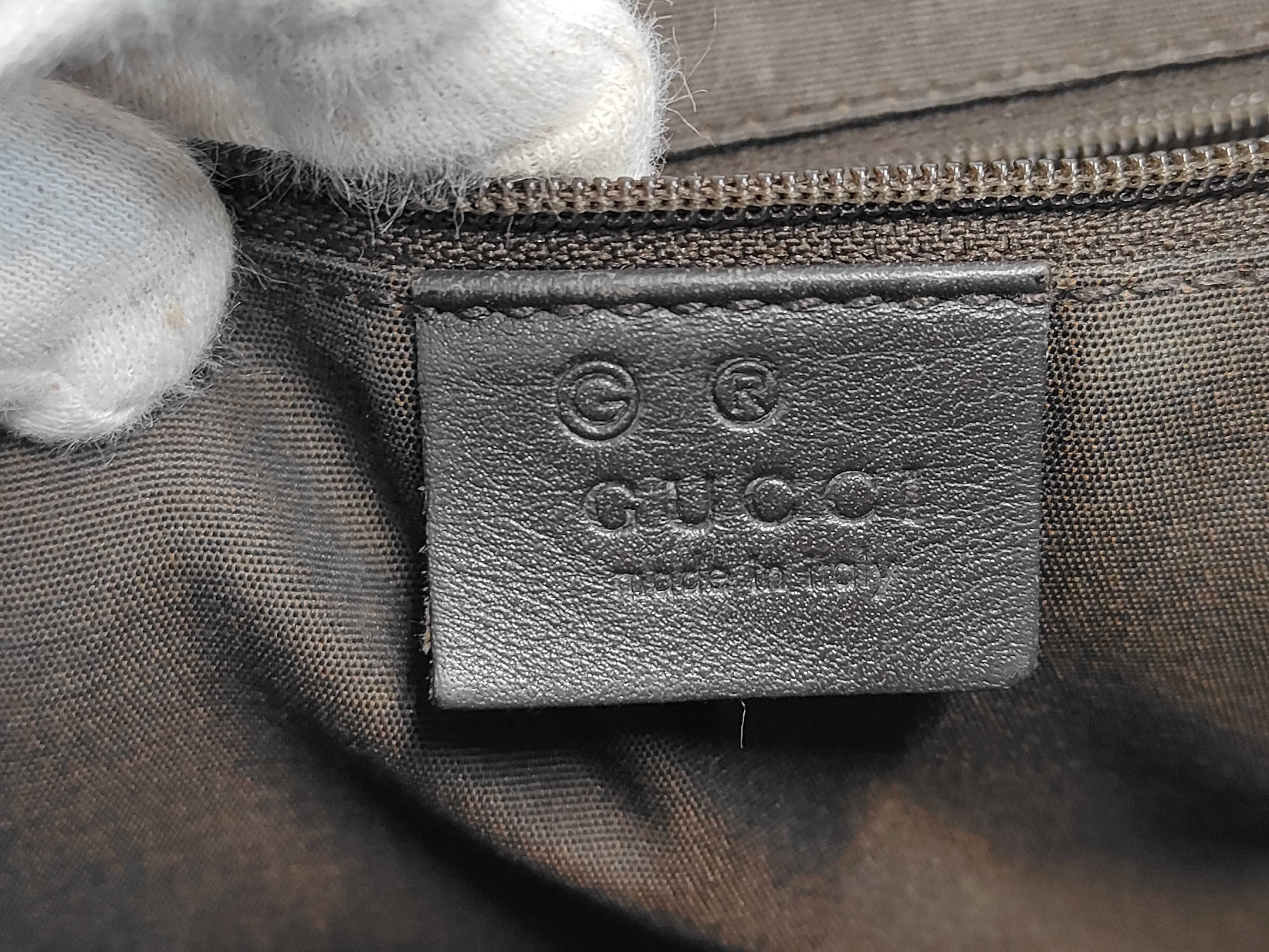 GG Nylon 272351 Leather Shoulder Bag — view 7
