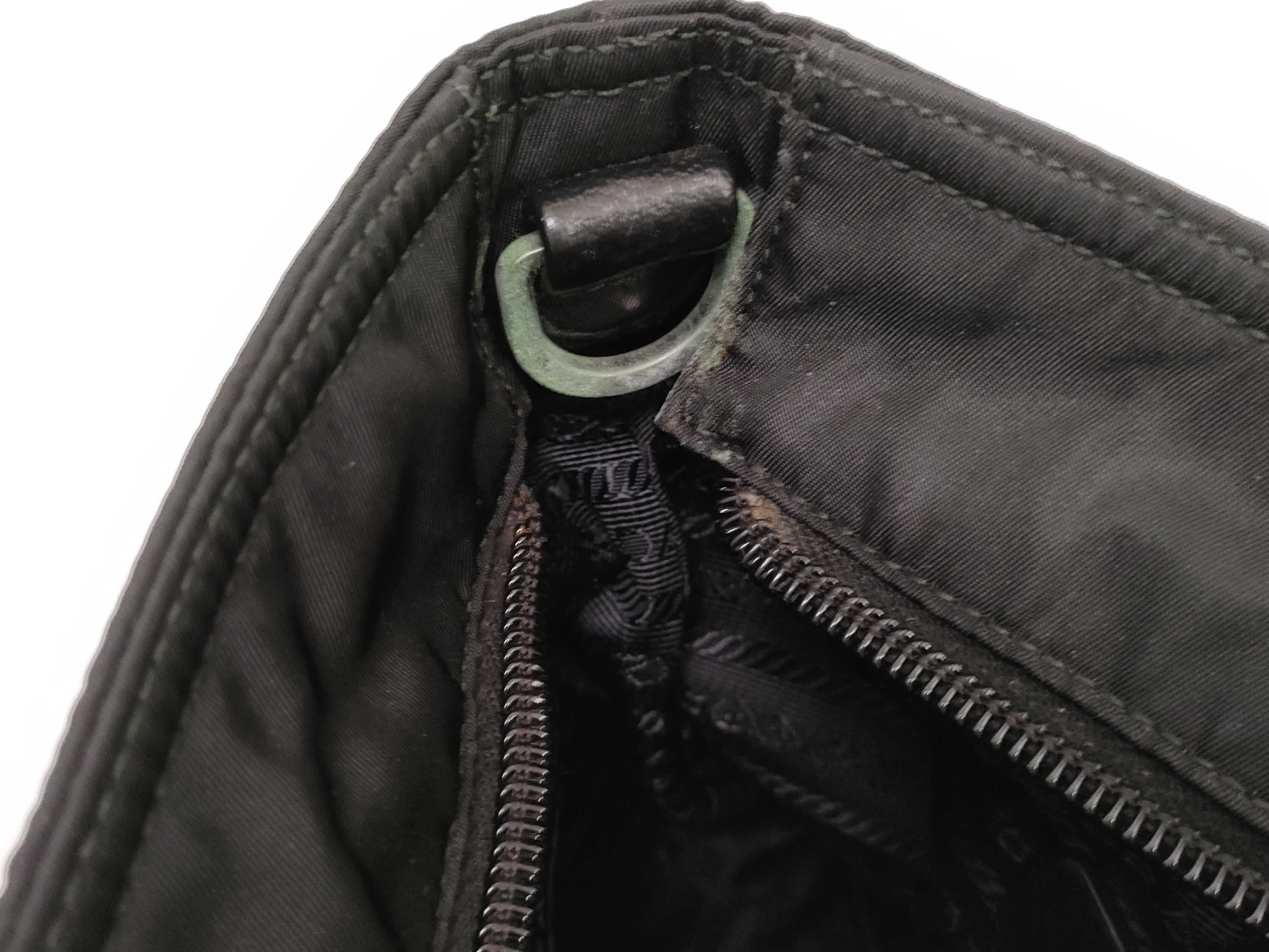 nylon handbag, 2-way style, black, size W40 (approx.). — view 13