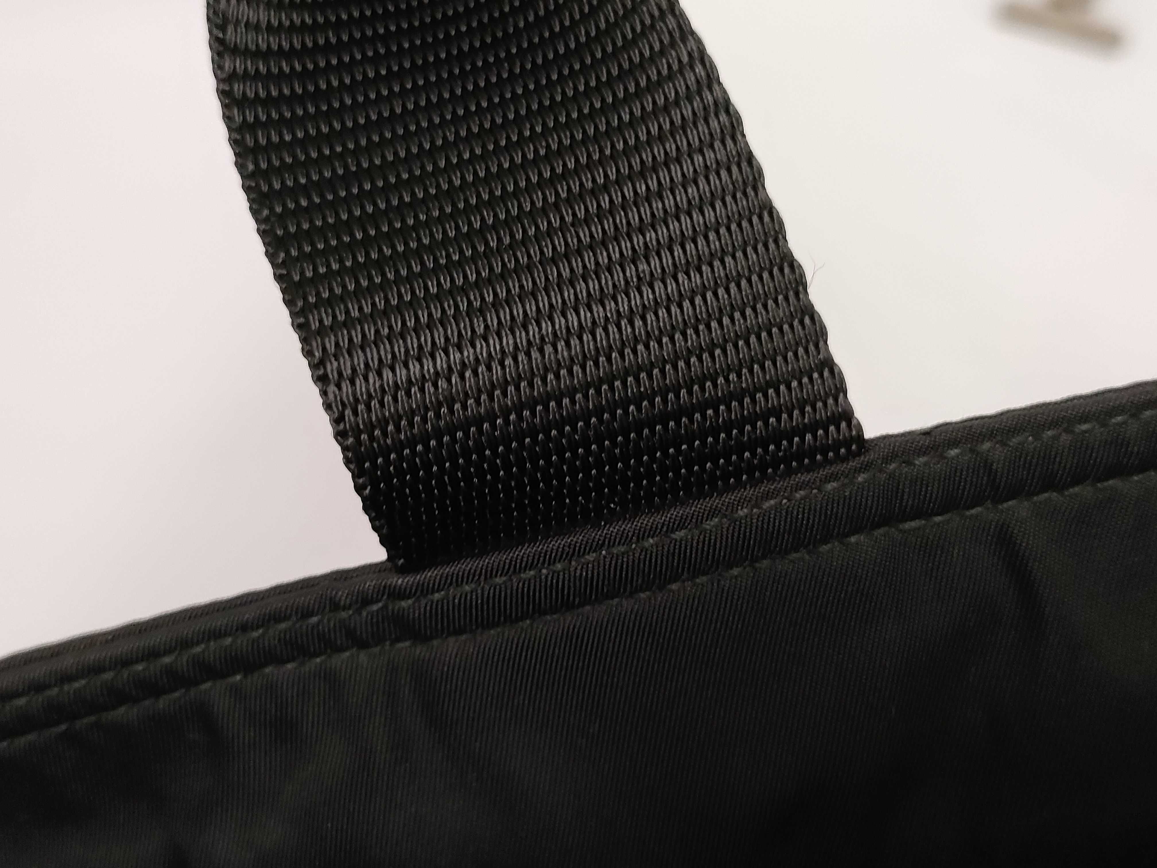 nylon handbag, 2-way style, black, size W40 (approx.). — view 9