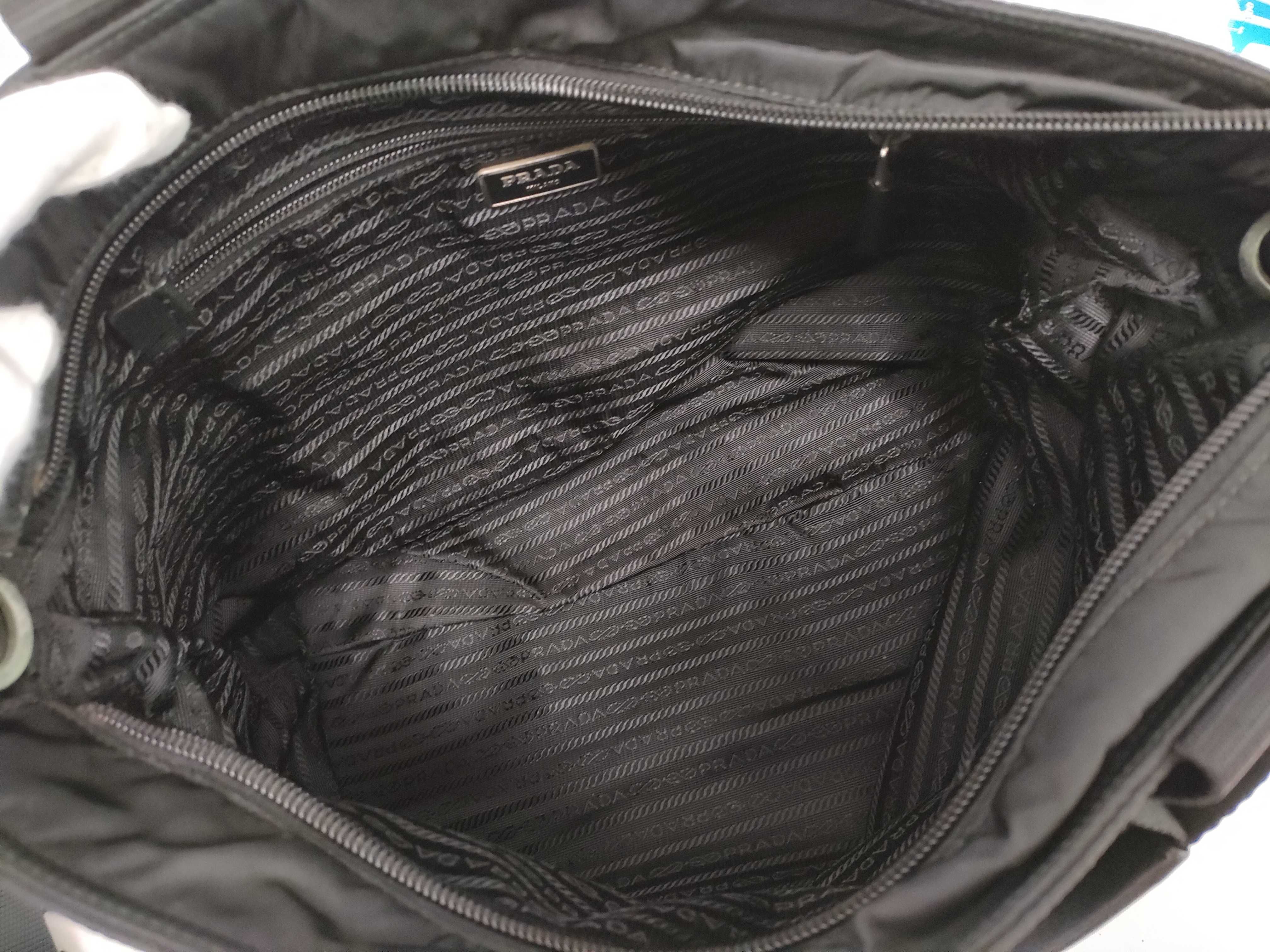 nylon handbag, 2-way style, black, size W40 (approx.). — view 10