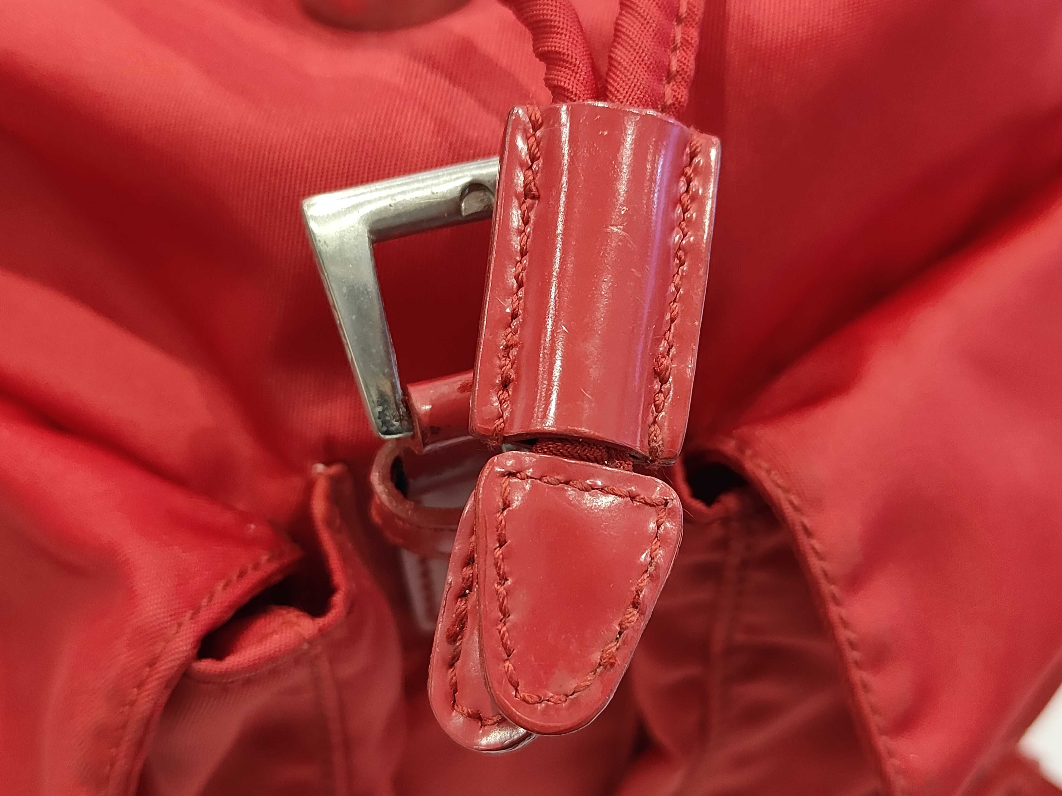nylon backpack, red. — view 11