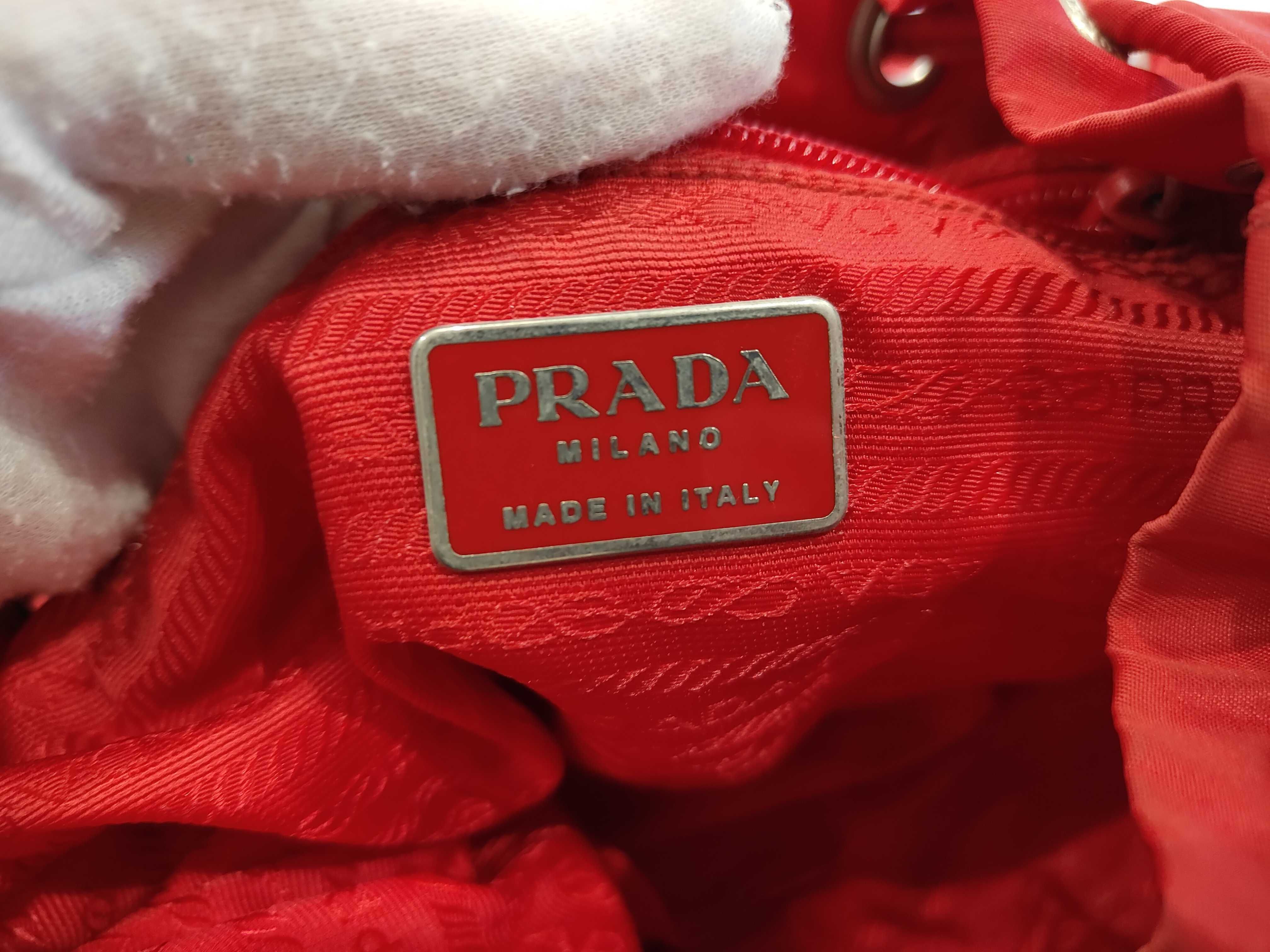 nylon backpack, red. — view 13