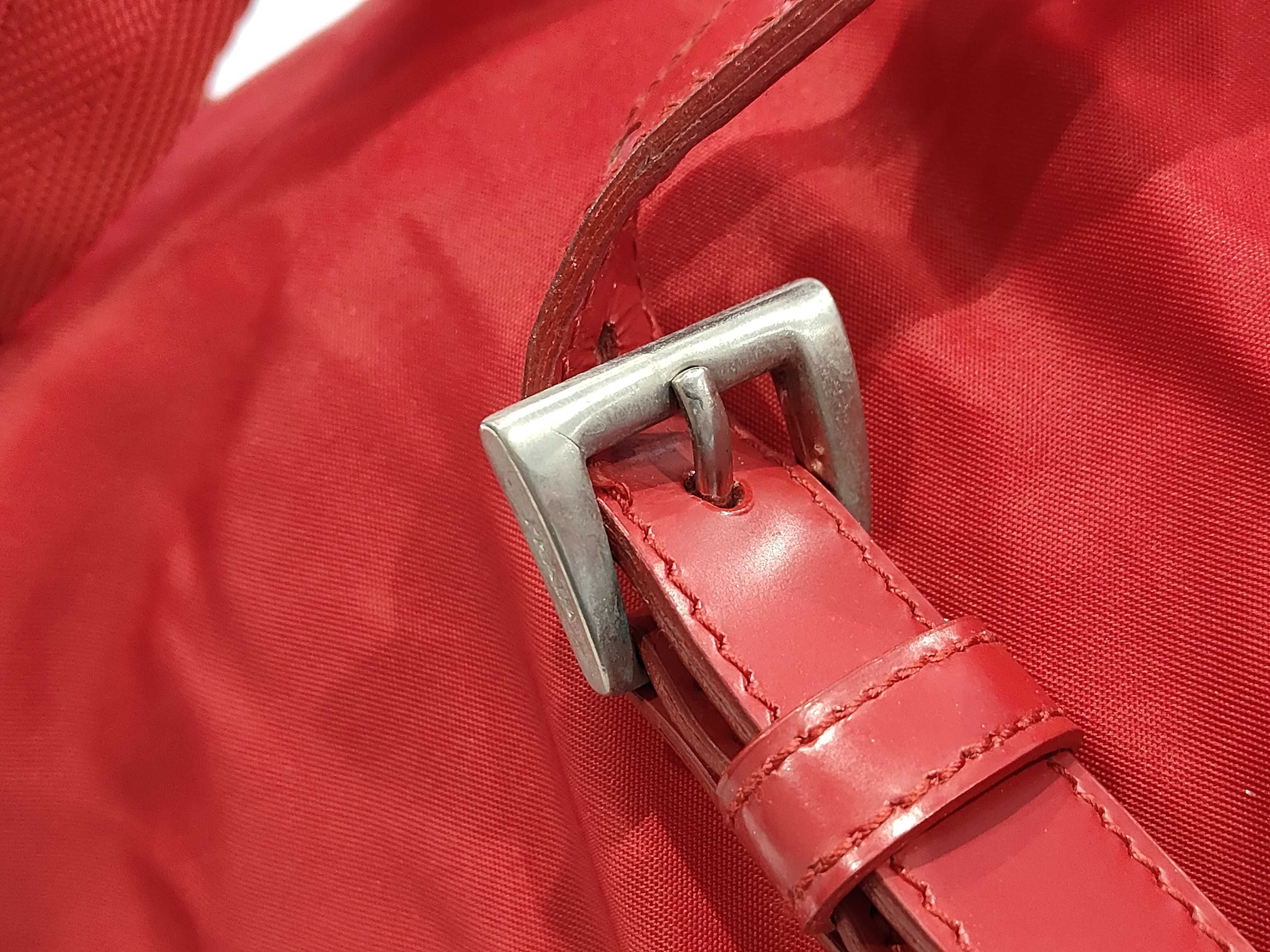 nylon backpack, red. — view 7