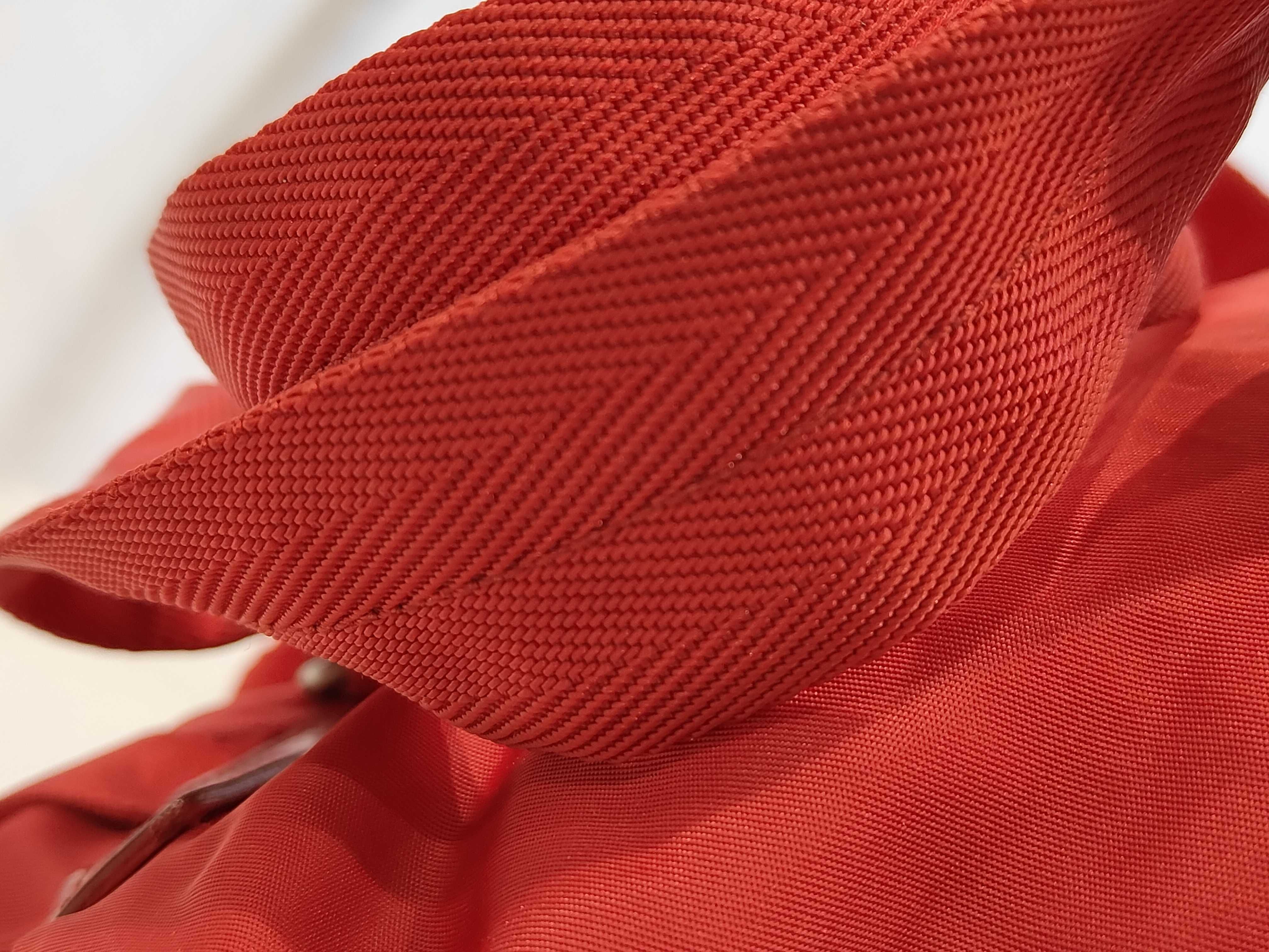 nylon backpack, red. — view 8