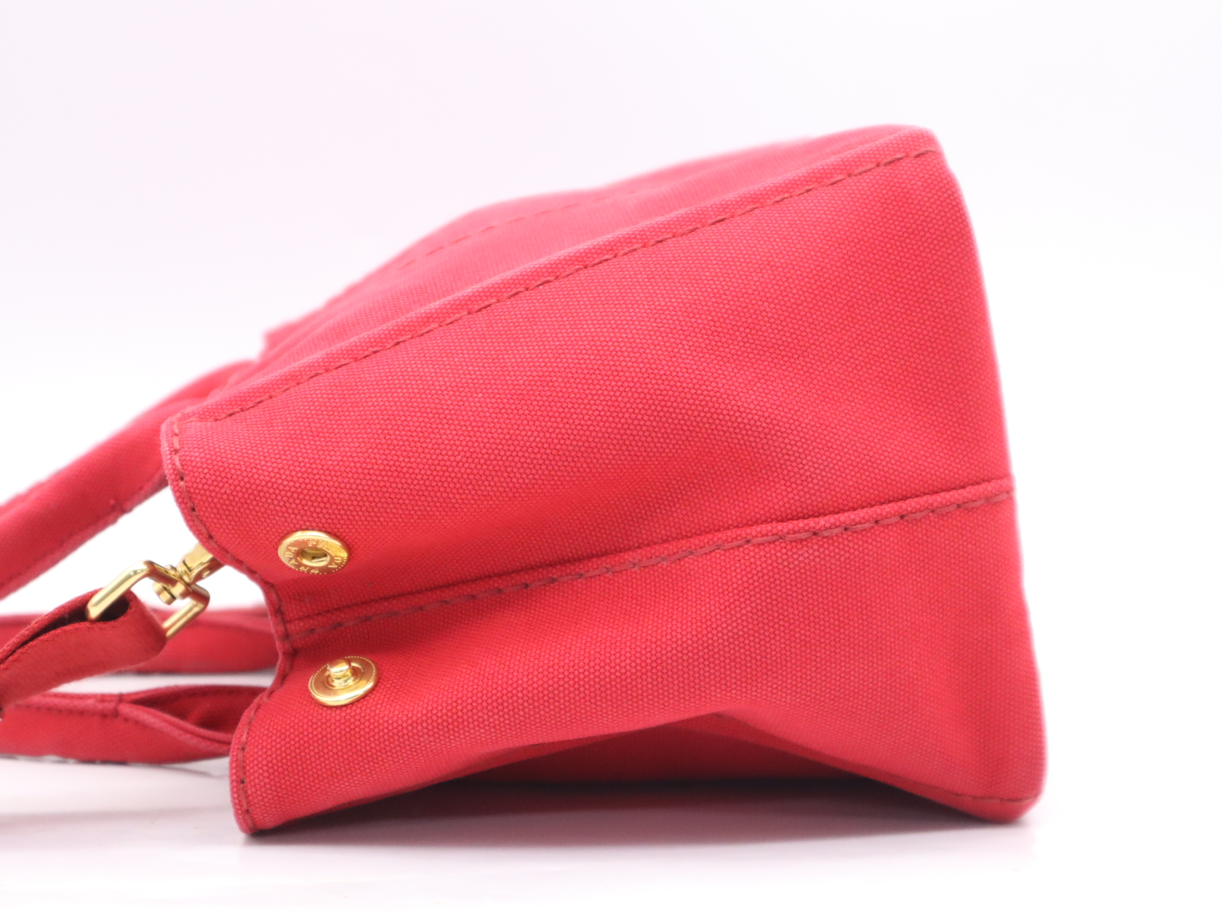 Canapa Tote Bag, Red, with Shoulder Strap, Handbag — view 3