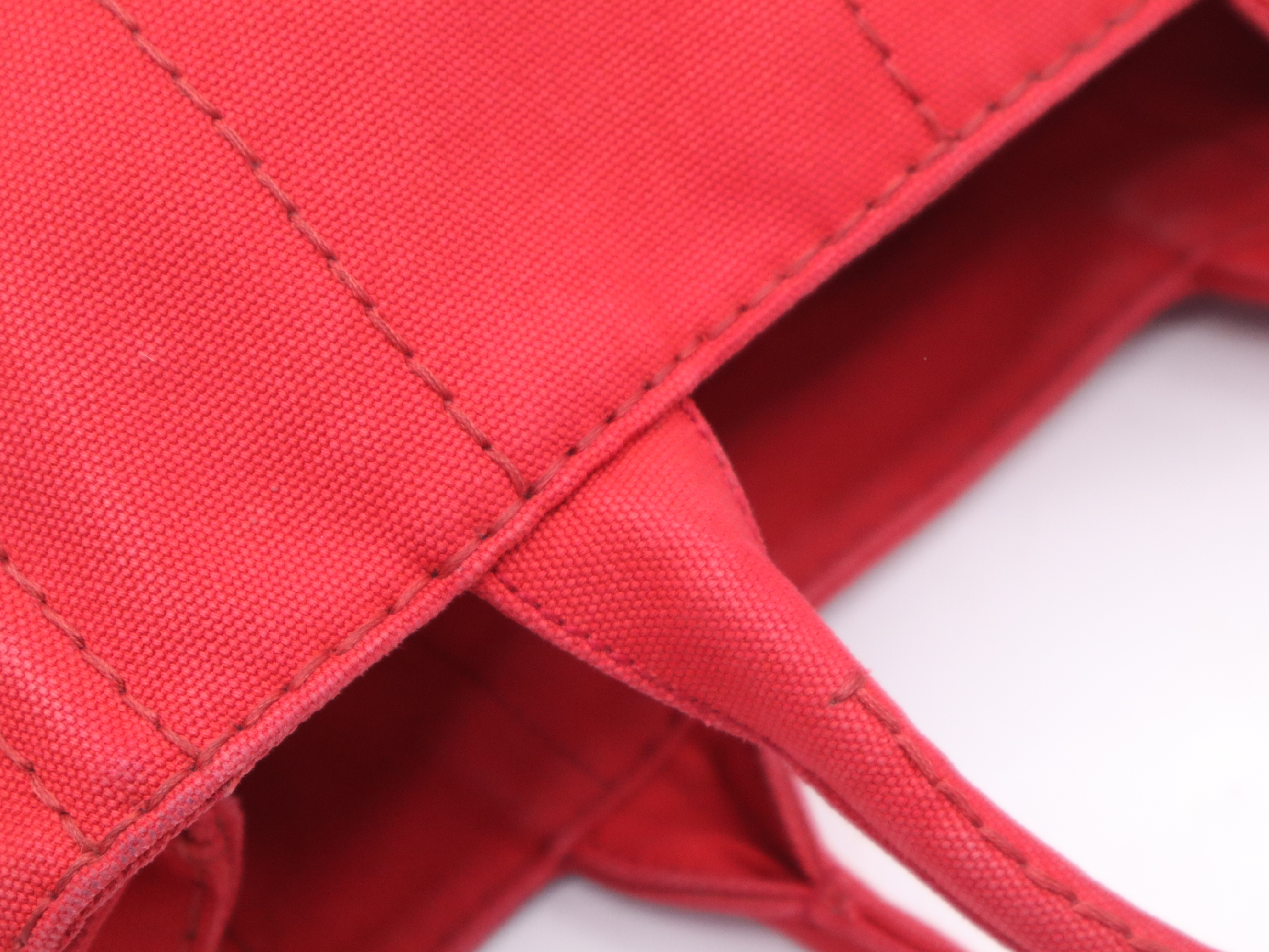 Canapa Tote Bag, Red, with Shoulder Strap, Handbag — view 7