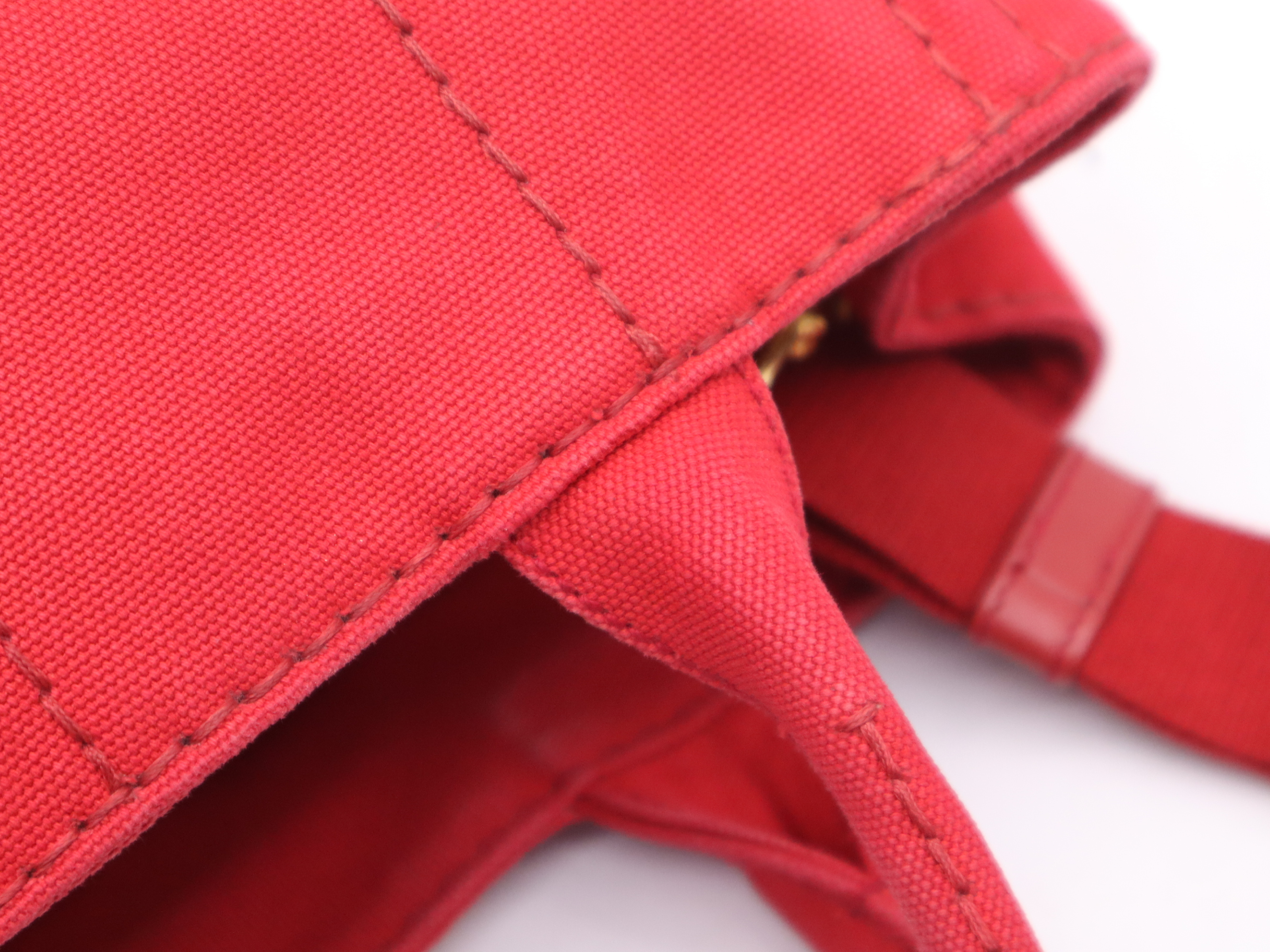 Canapa Tote Bag, Red, with Shoulder Strap, Handbag — view 8