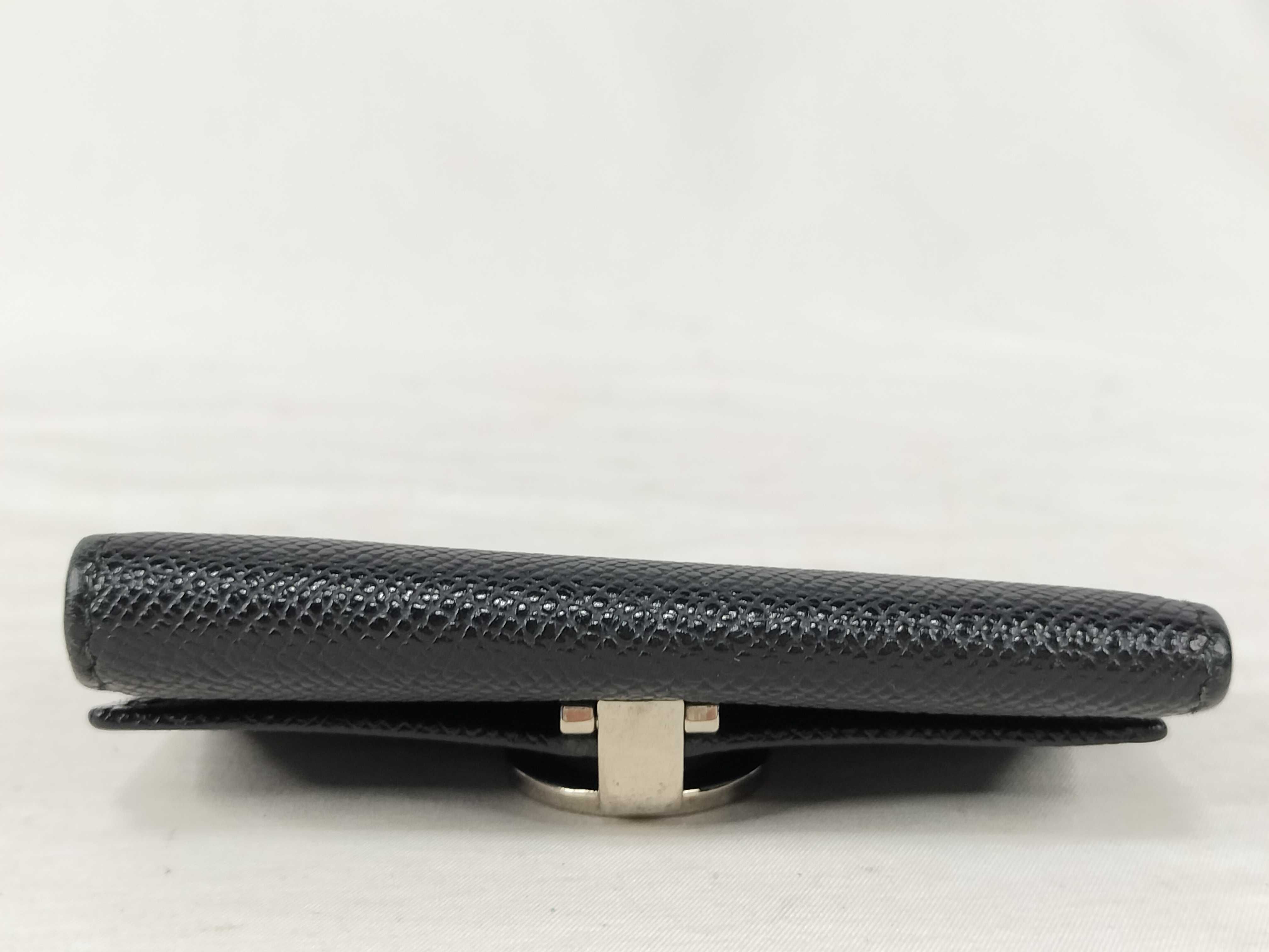 Bulgari Leather Key Case Black Key Case — view 3