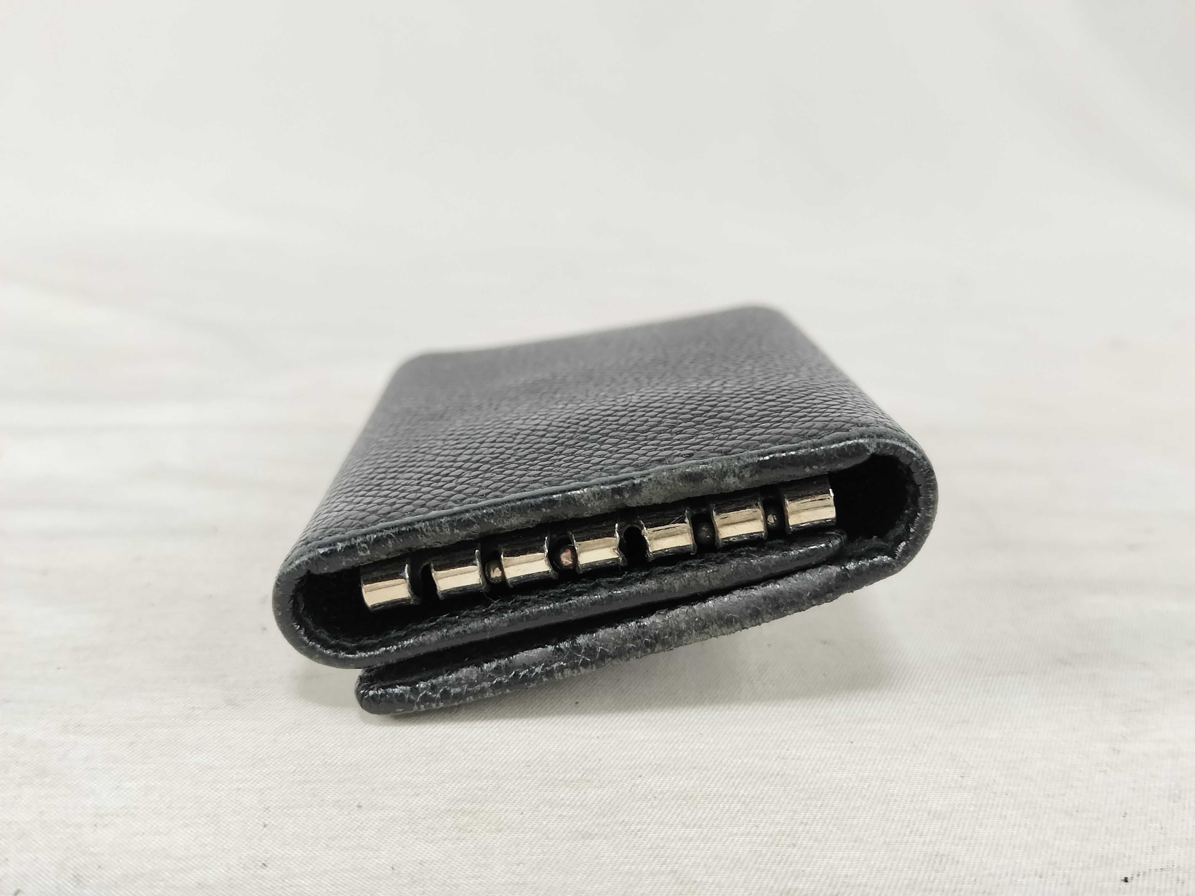 Bulgari Leather Key Case Black Key Case — view 5