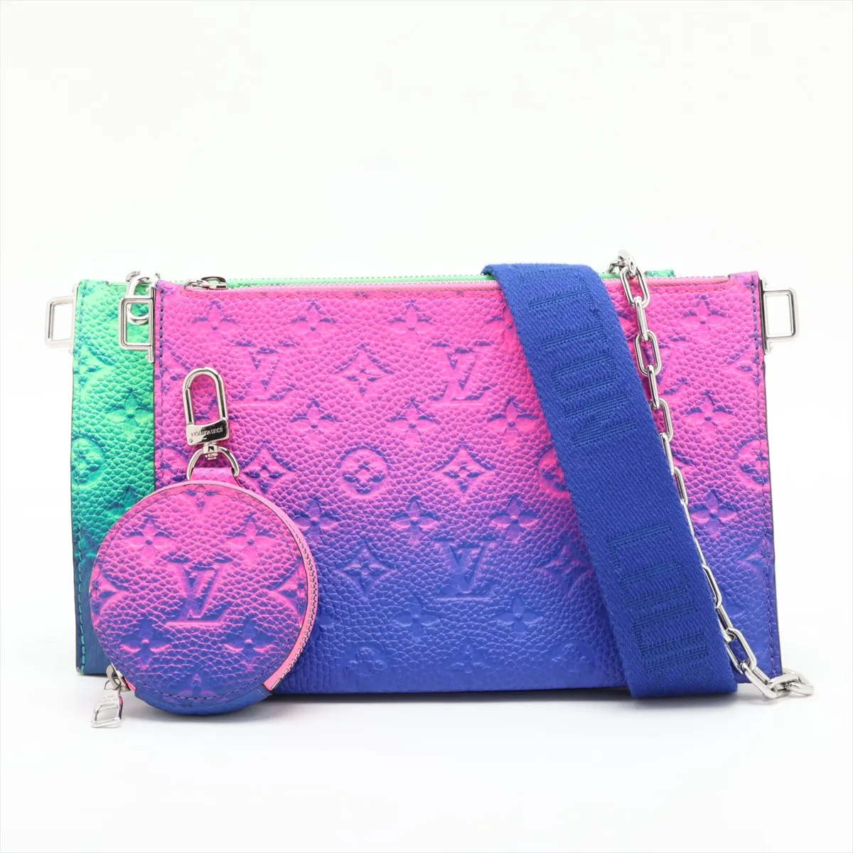 Monogram Illusion Trio Pouch NM M59680 Multicolor (RFID detected)