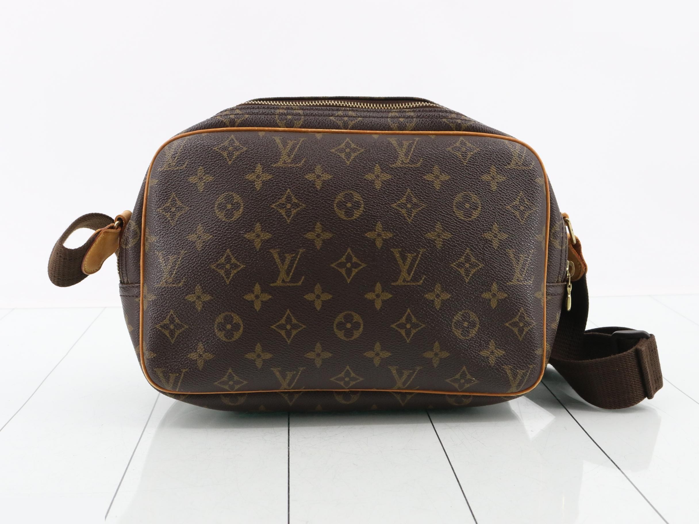 M45254 Reporter PM Shoulder Bag, Monogram, Brown — view 2