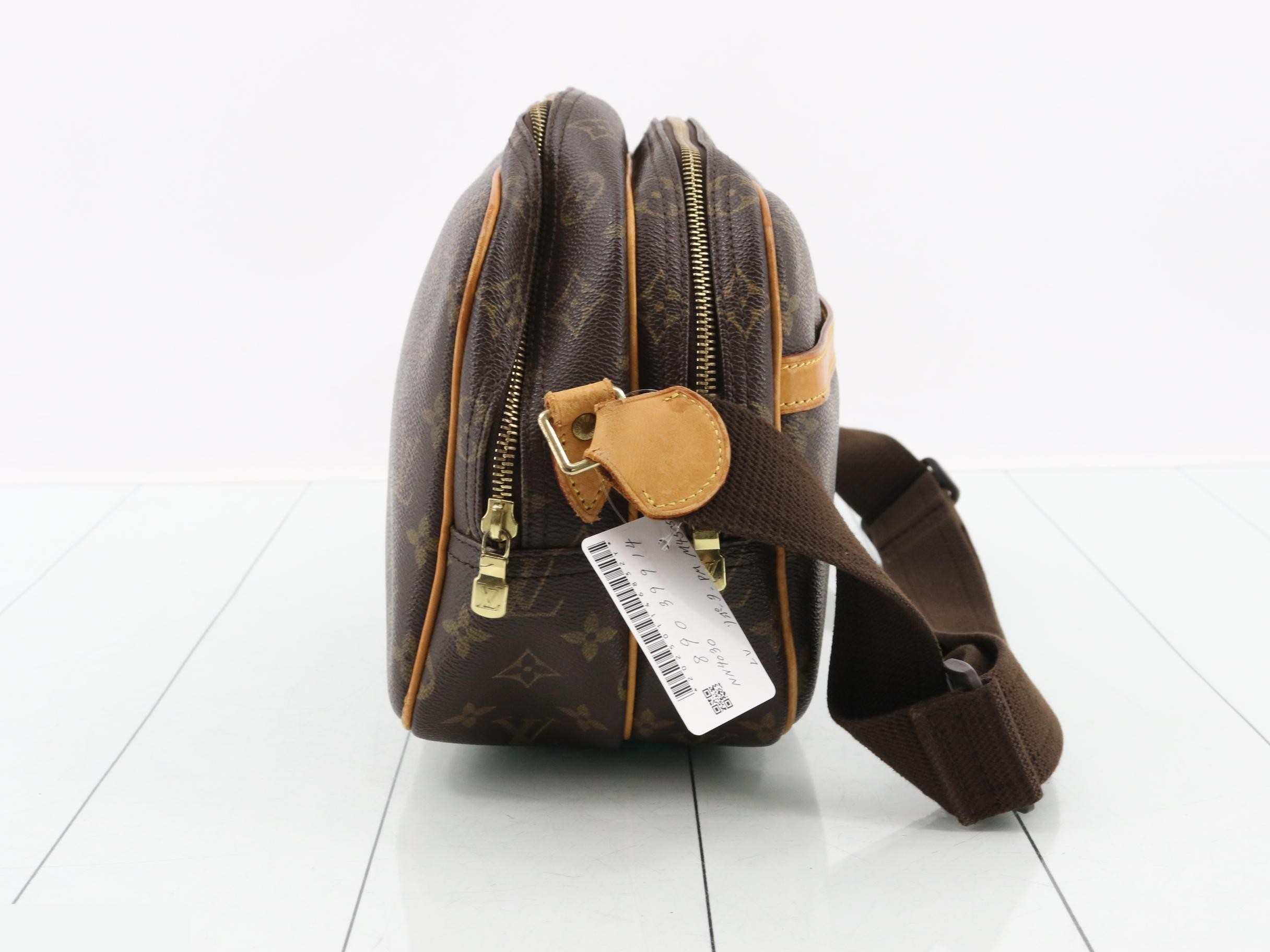 M45254 Reporter PM Shoulder Bag, Monogram, Brown — view 4