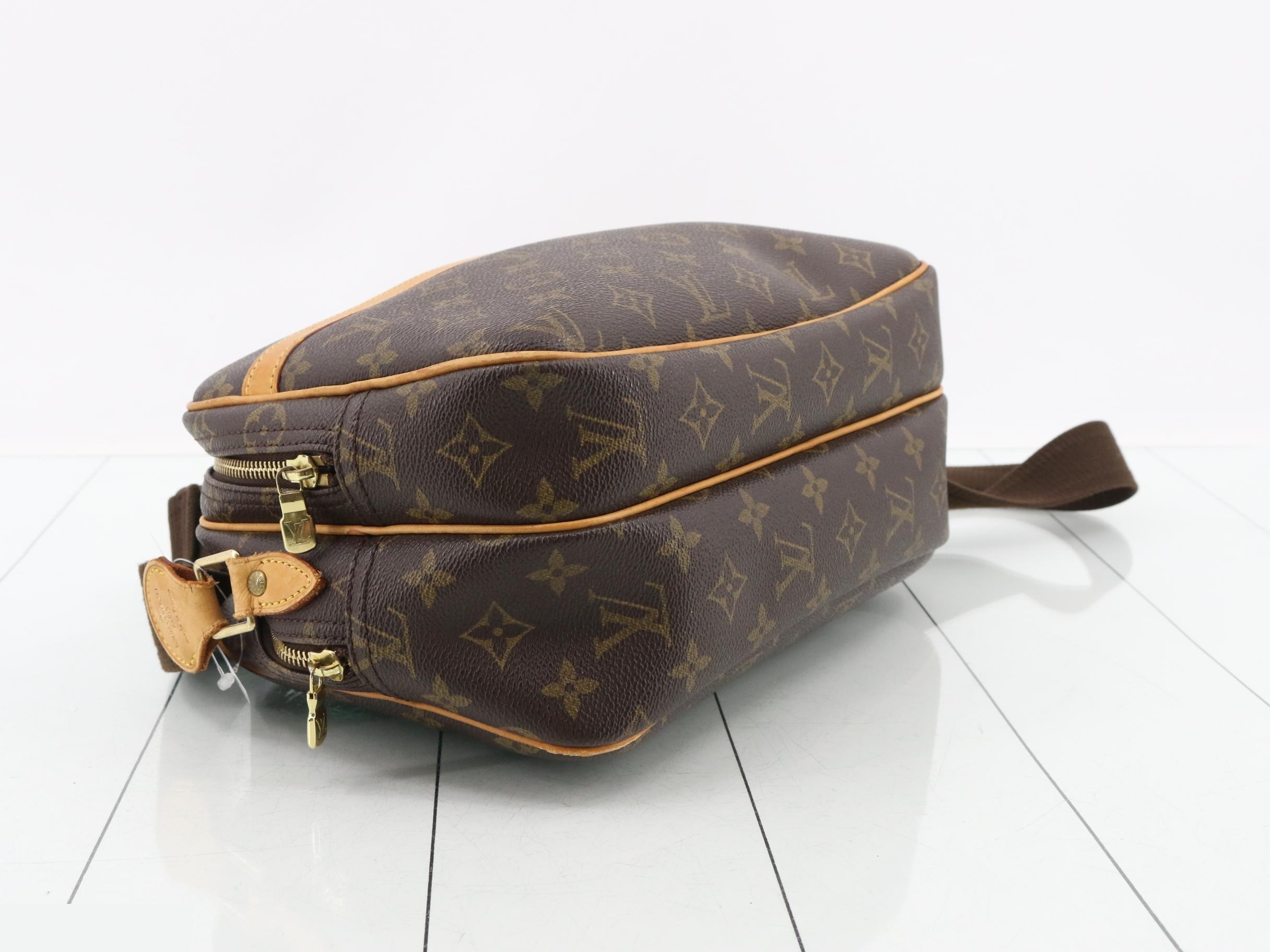 M45254 Reporter PM Shoulder Bag, Monogram, Brown — view 5