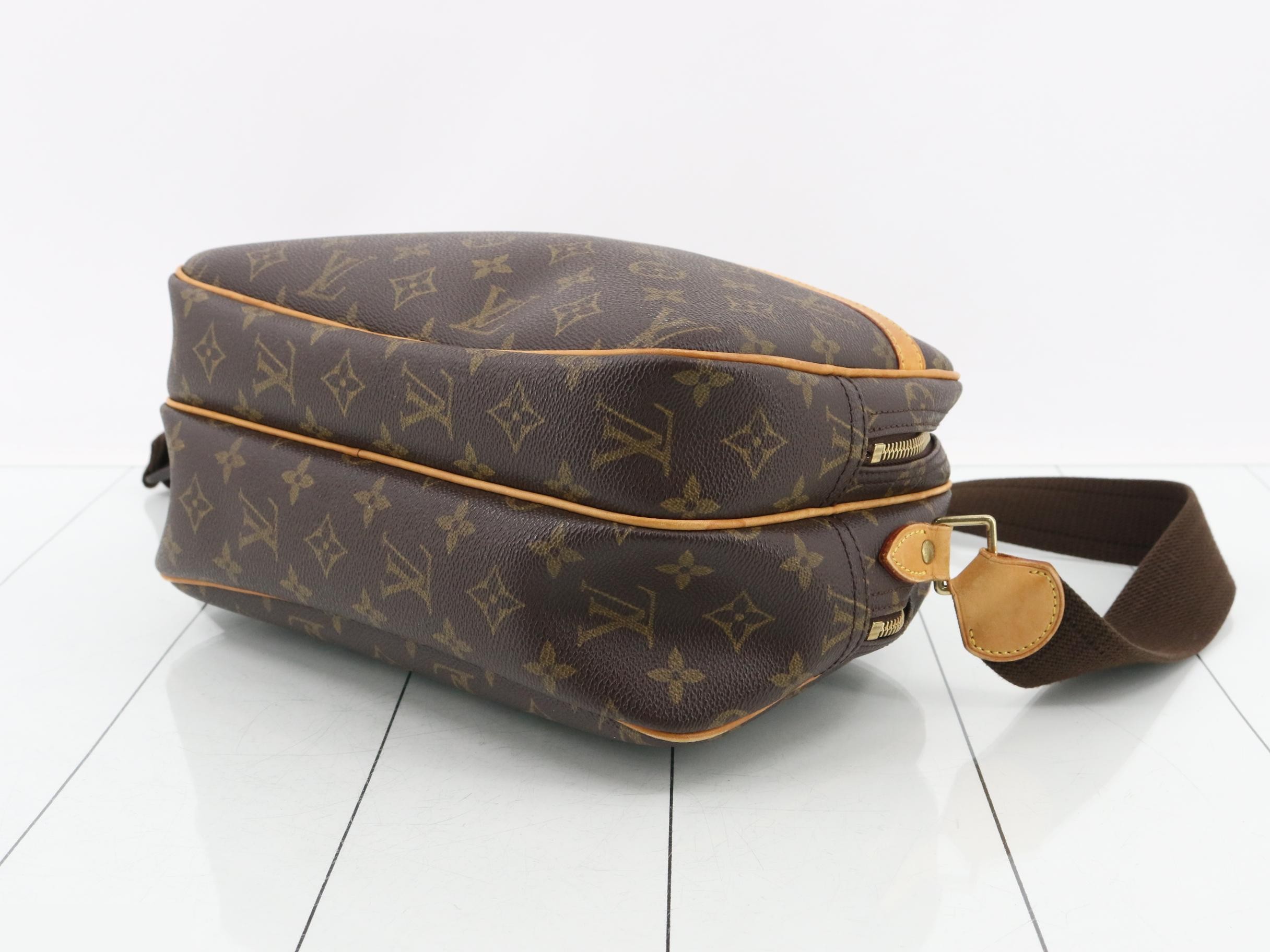 M45254 Reporter PM Shoulder Bag, Monogram, Brown — view 6