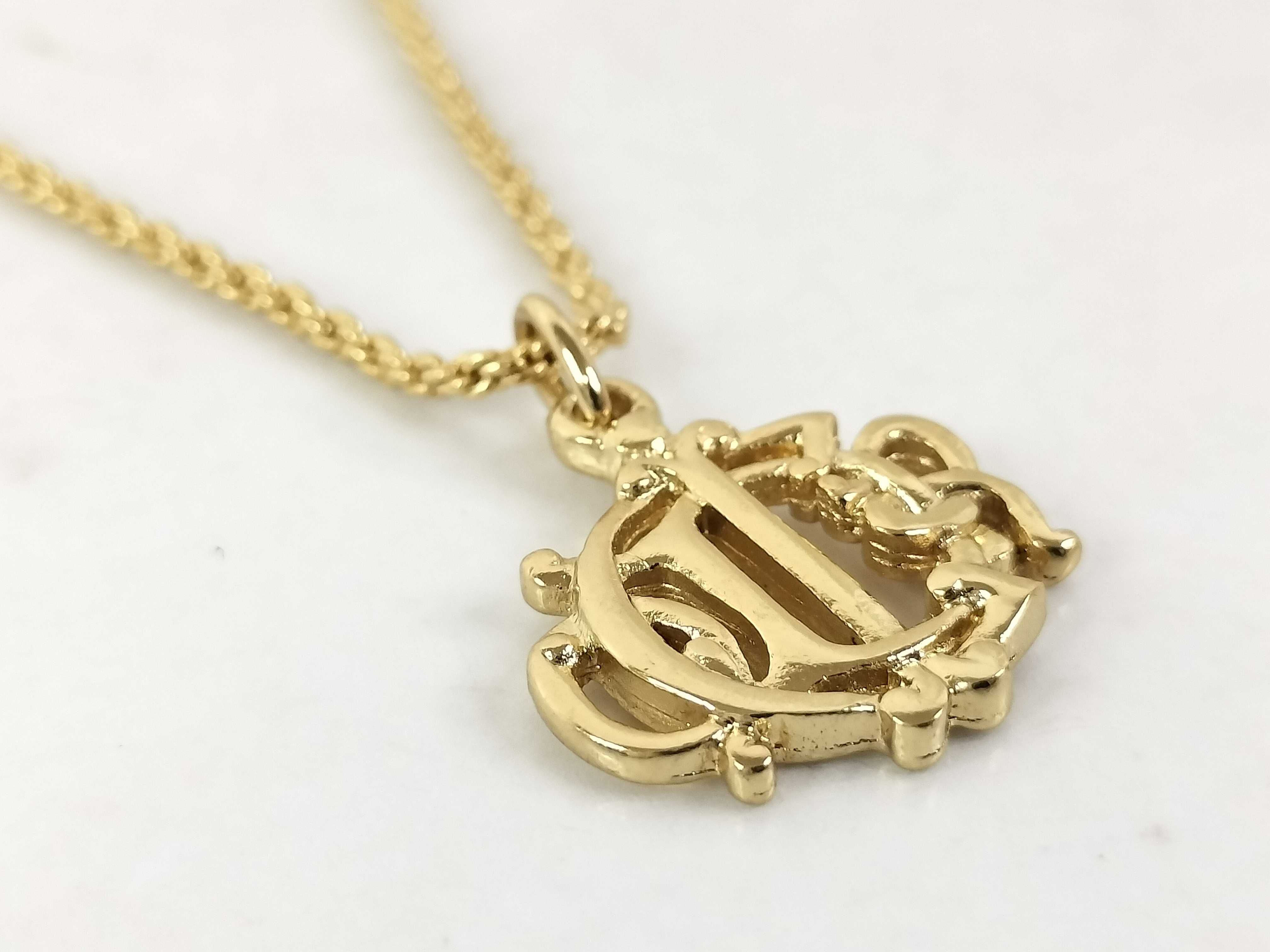 Gold Logo Necklace — view 3