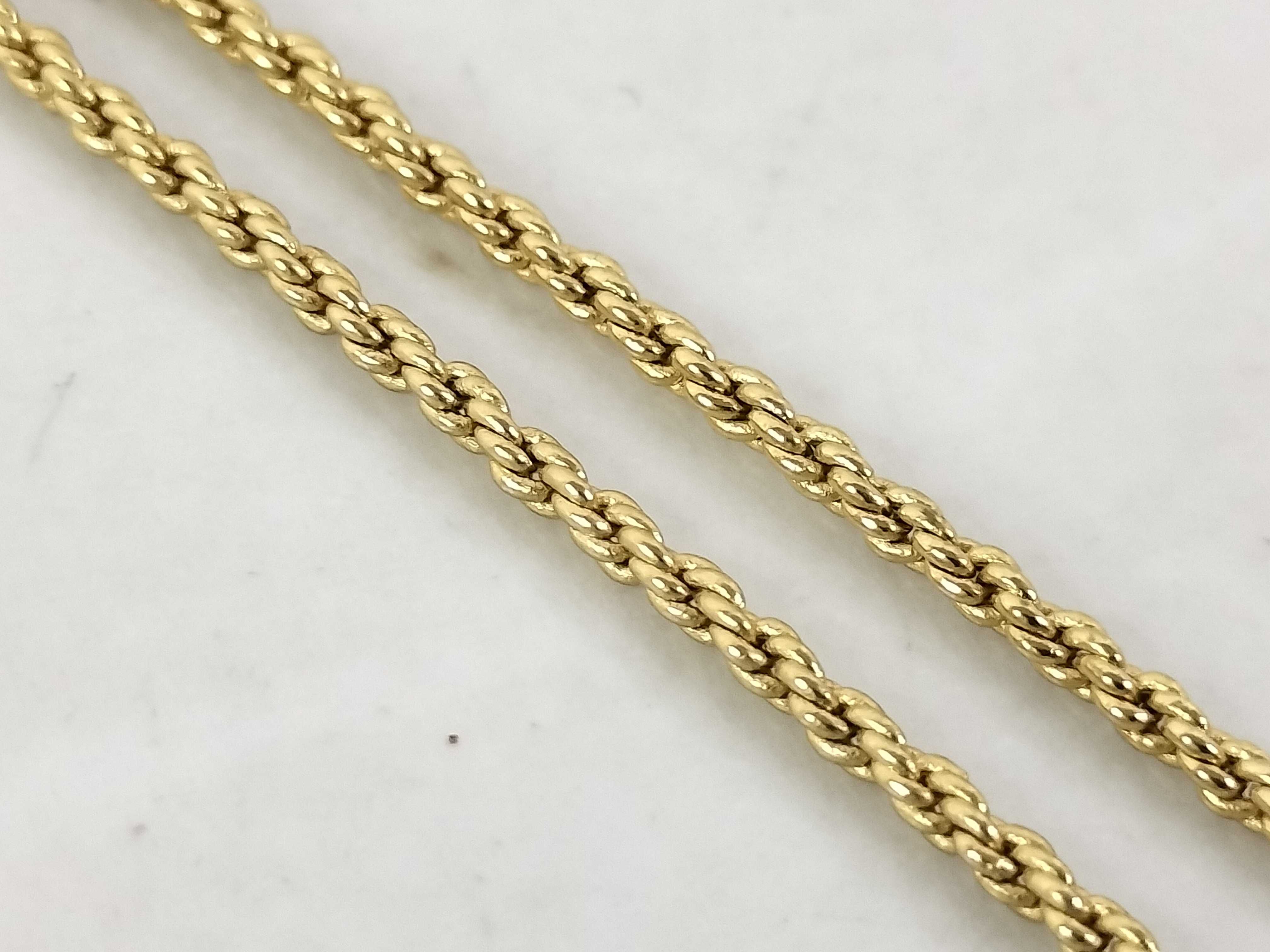 Gold Logo Necklace — view 6