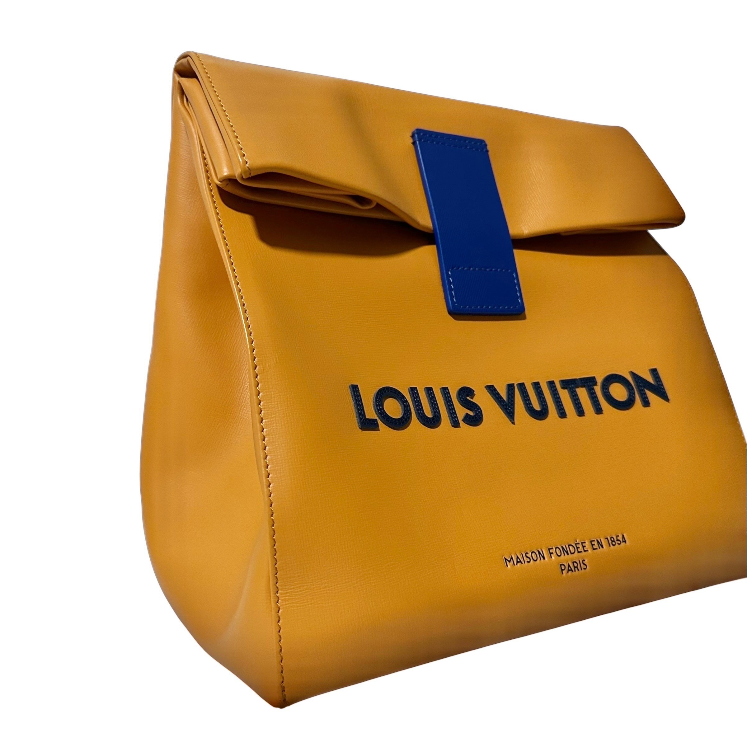 Clutch bag, sandwich bag, second bag, saffron — view 2