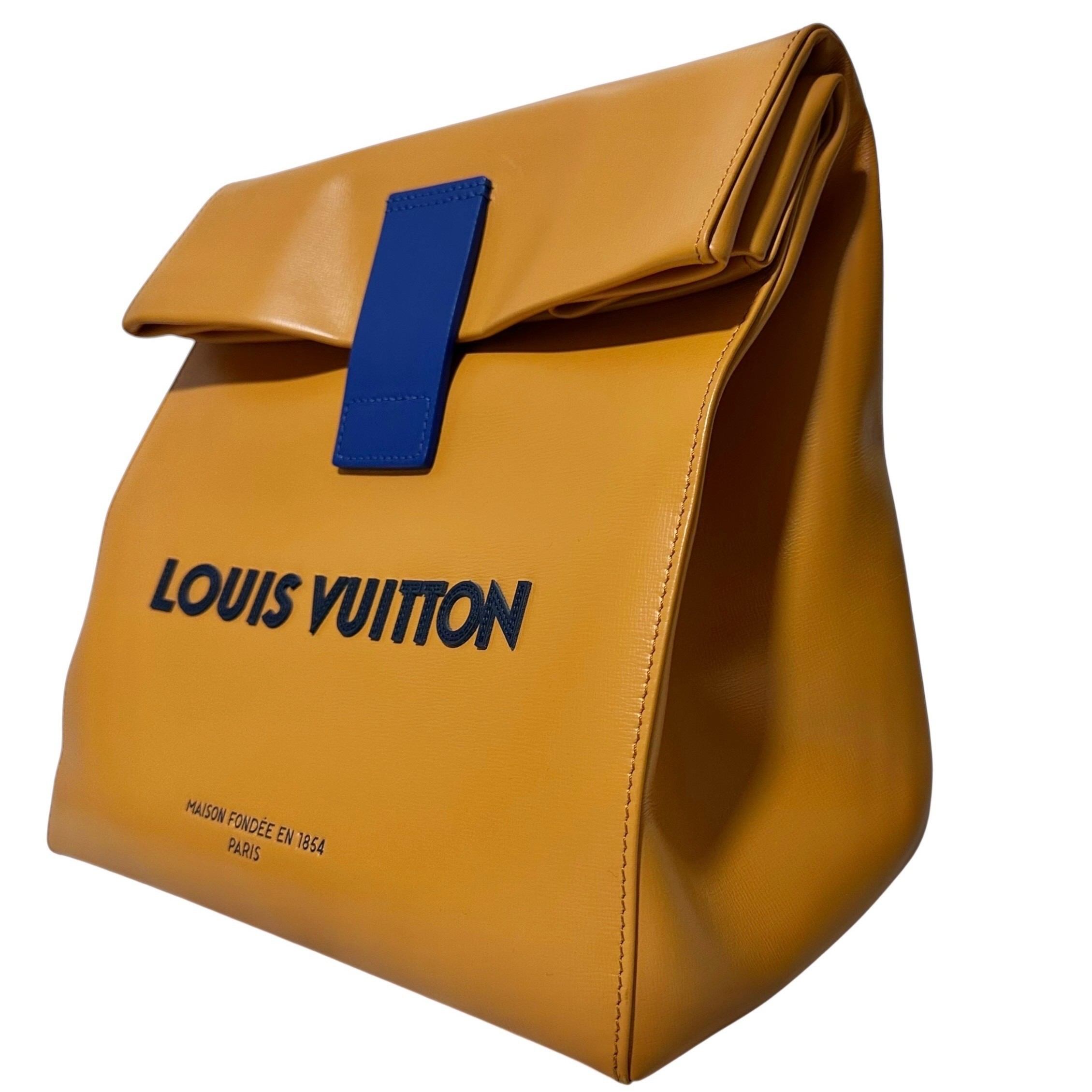 Clutch bag, sandwich bag, second bag, saffron — view 3