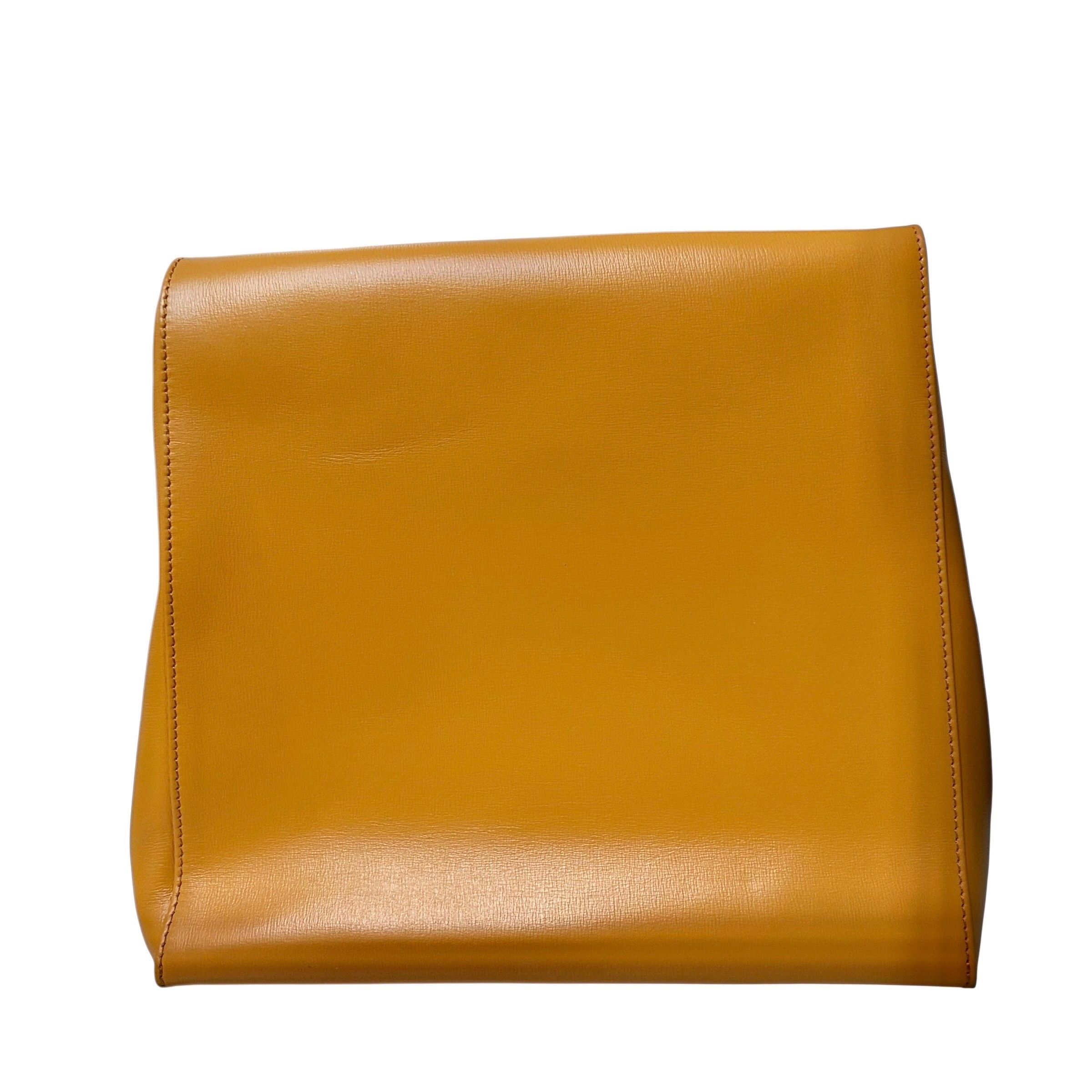 Clutch bag, sandwich bag, second bag, saffron — view 4
