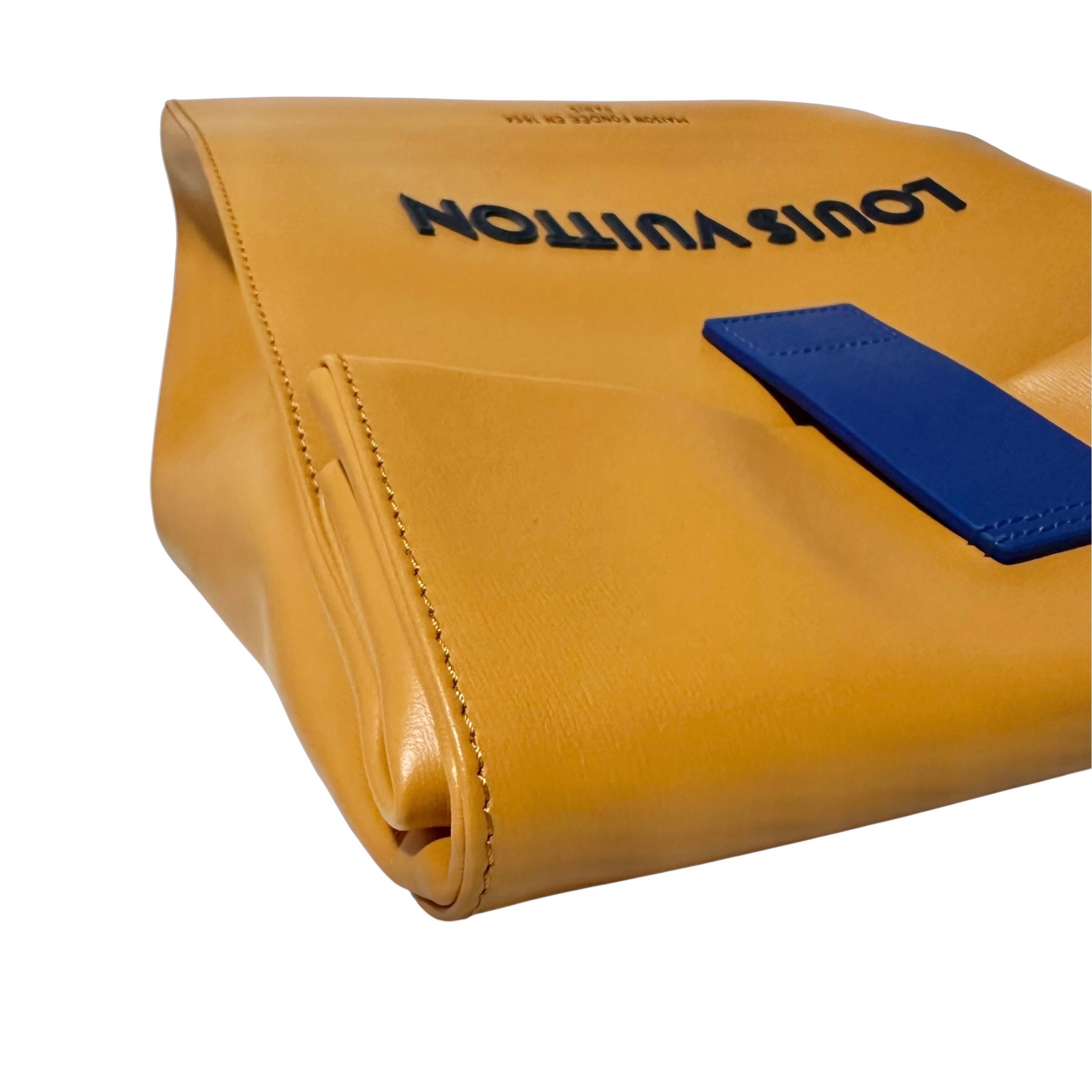 Clutch bag, sandwich bag, second bag, saffron — view 5