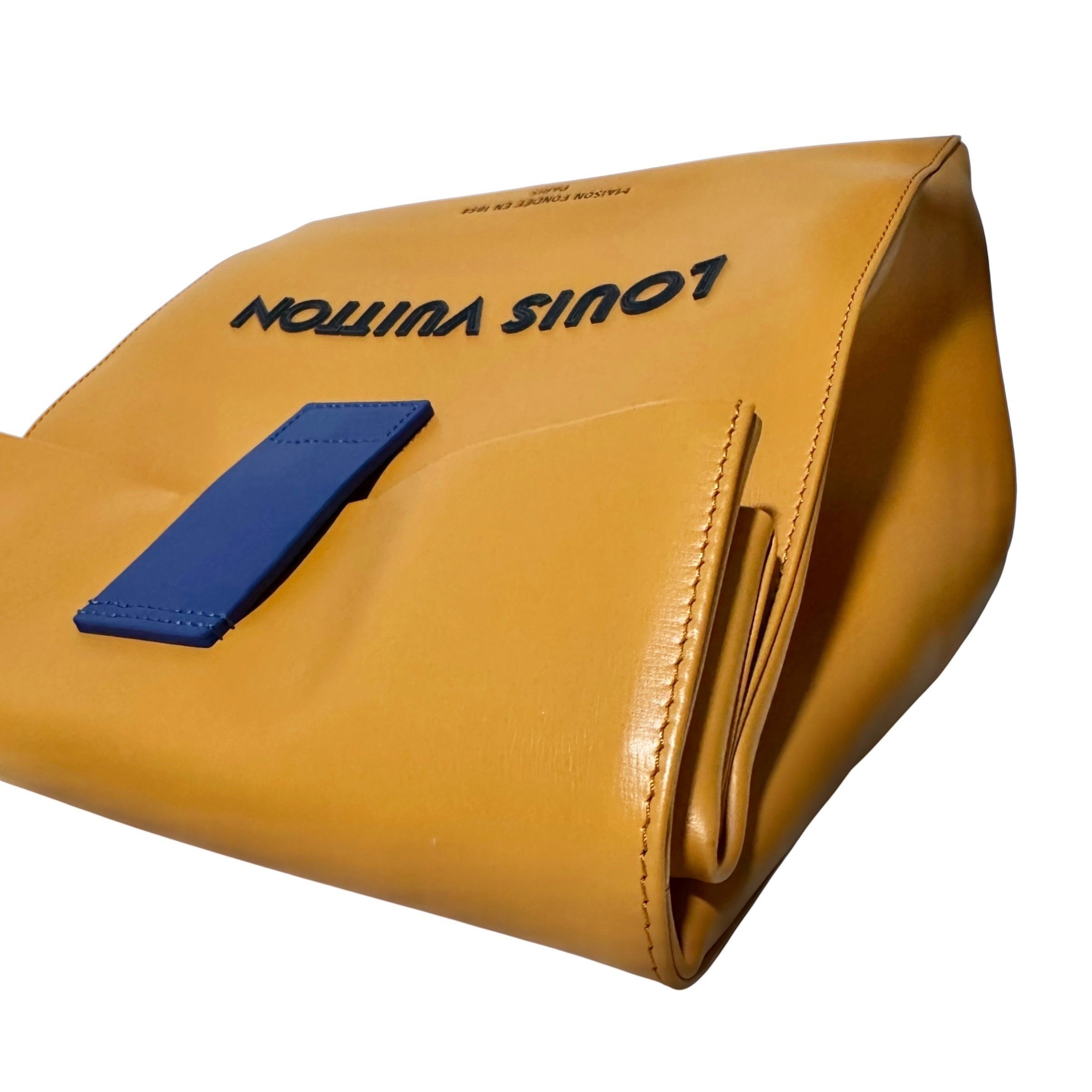 Clutch bag, sandwich bag, second bag, saffron — view 6