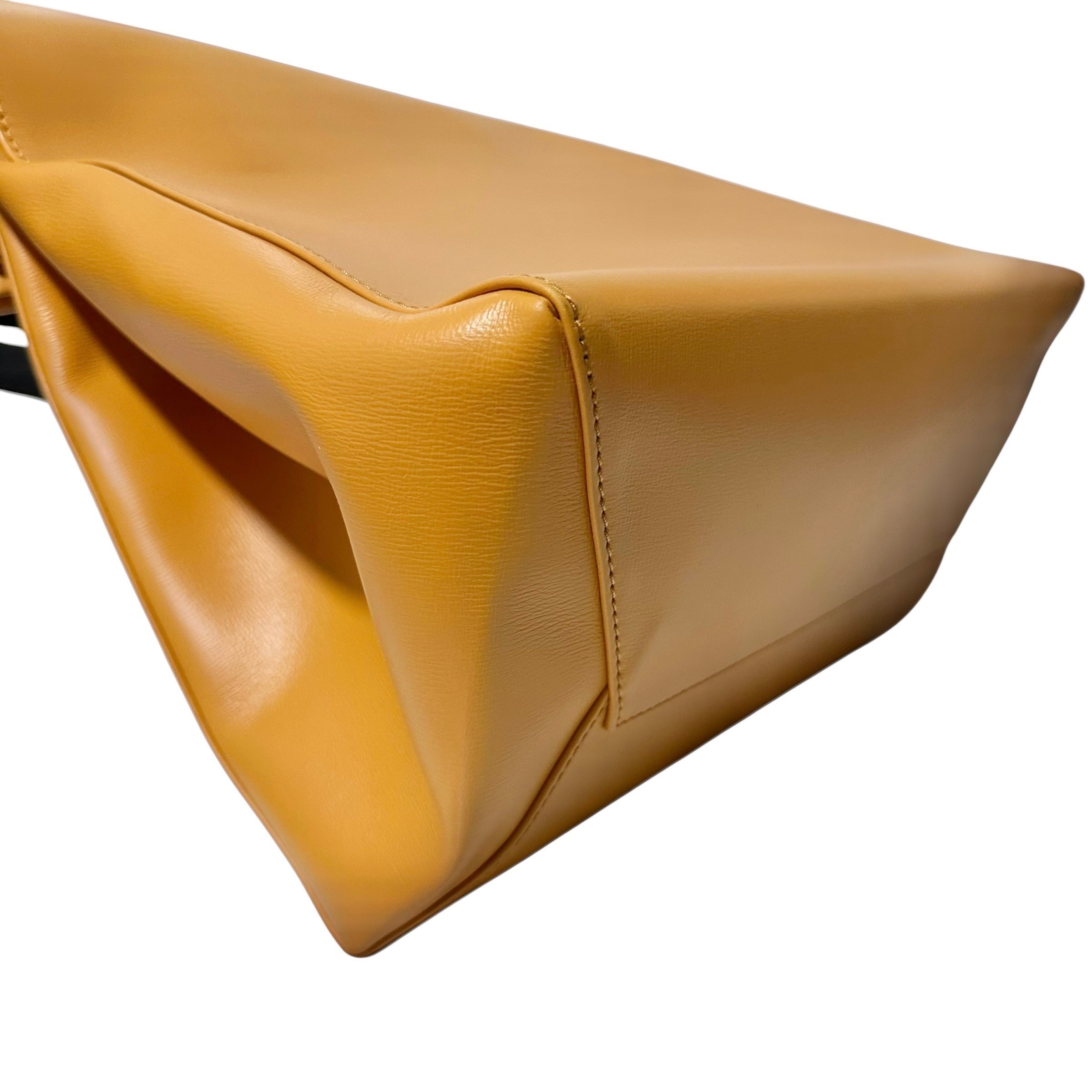 Clutch bag, sandwich bag, second bag, saffron — view 7