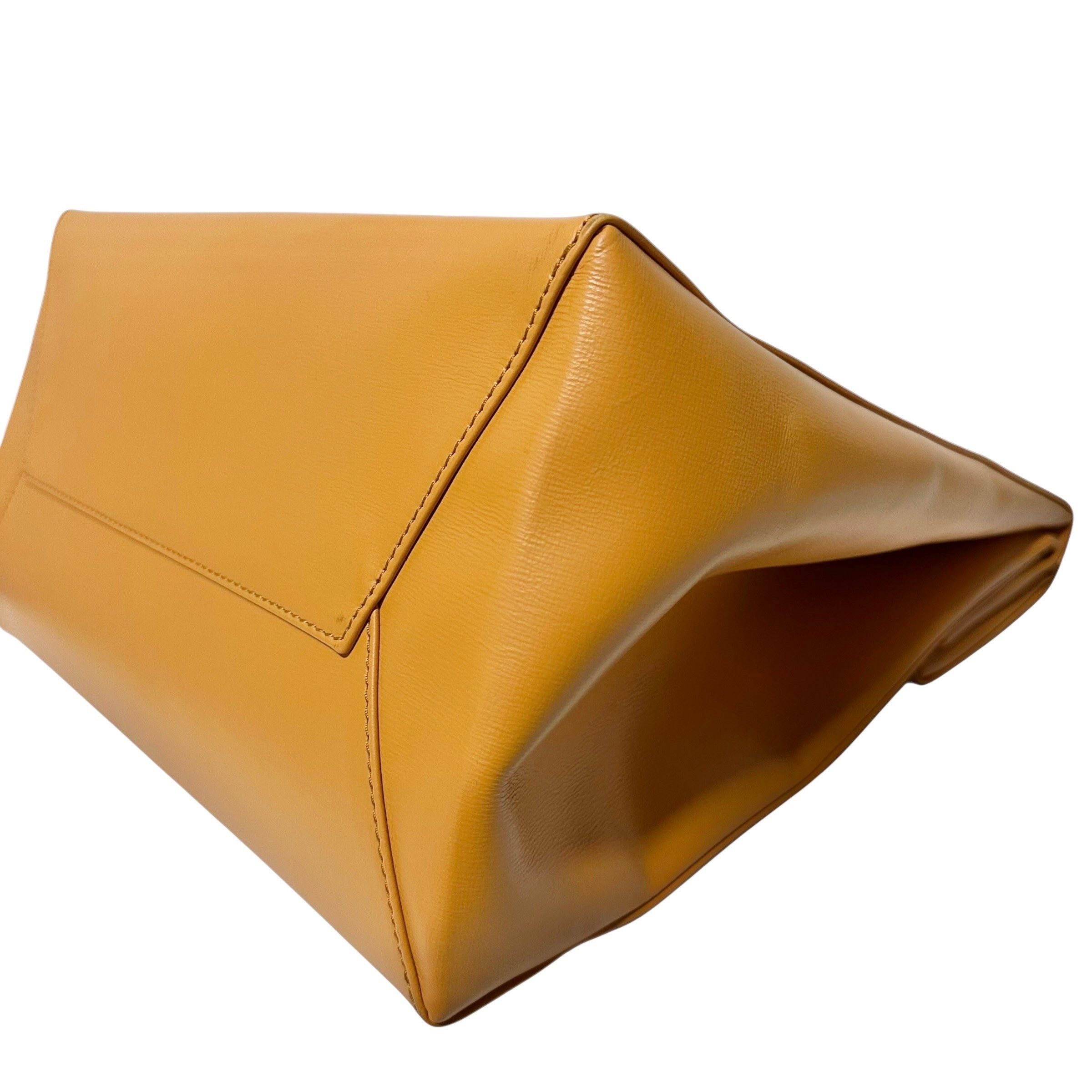 Clutch bag, sandwich bag, second bag, saffron — view 8