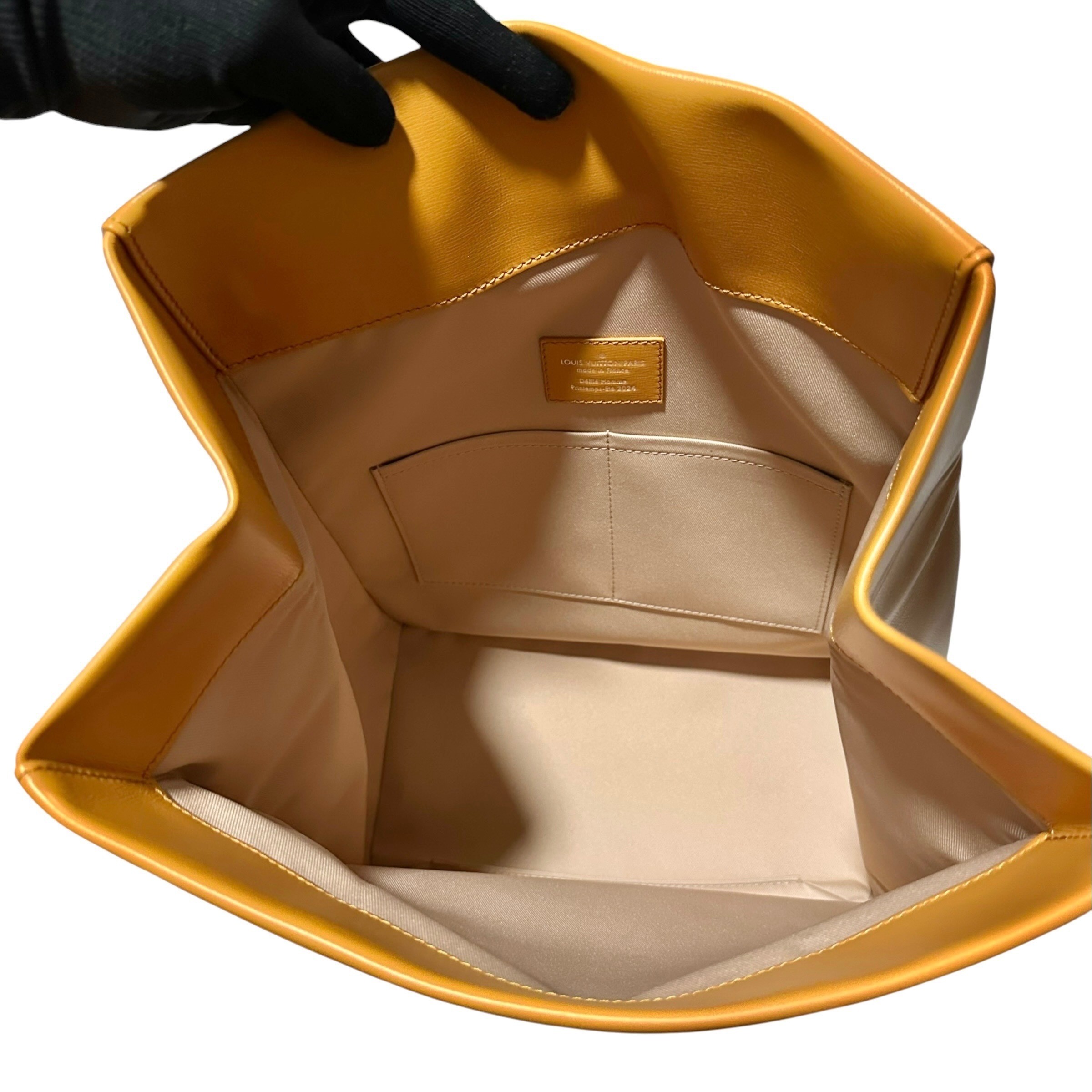 Clutch bag, sandwich bag, second bag, saffron — view 10
