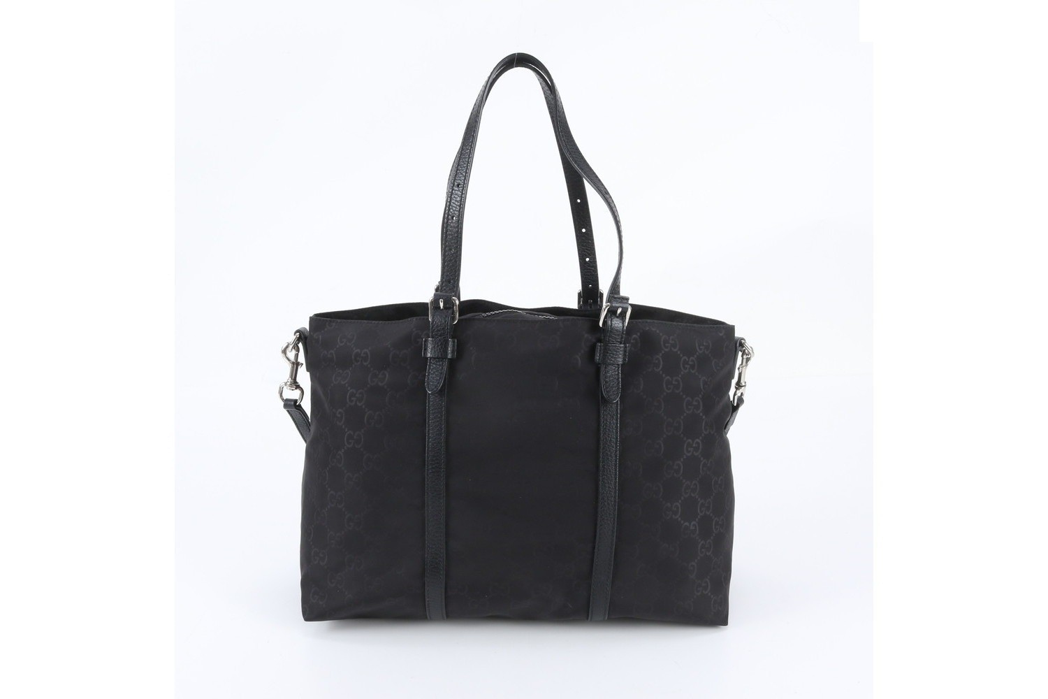 GG Nylon 387067 Leather 2-Way Shoulder Bag — view 3