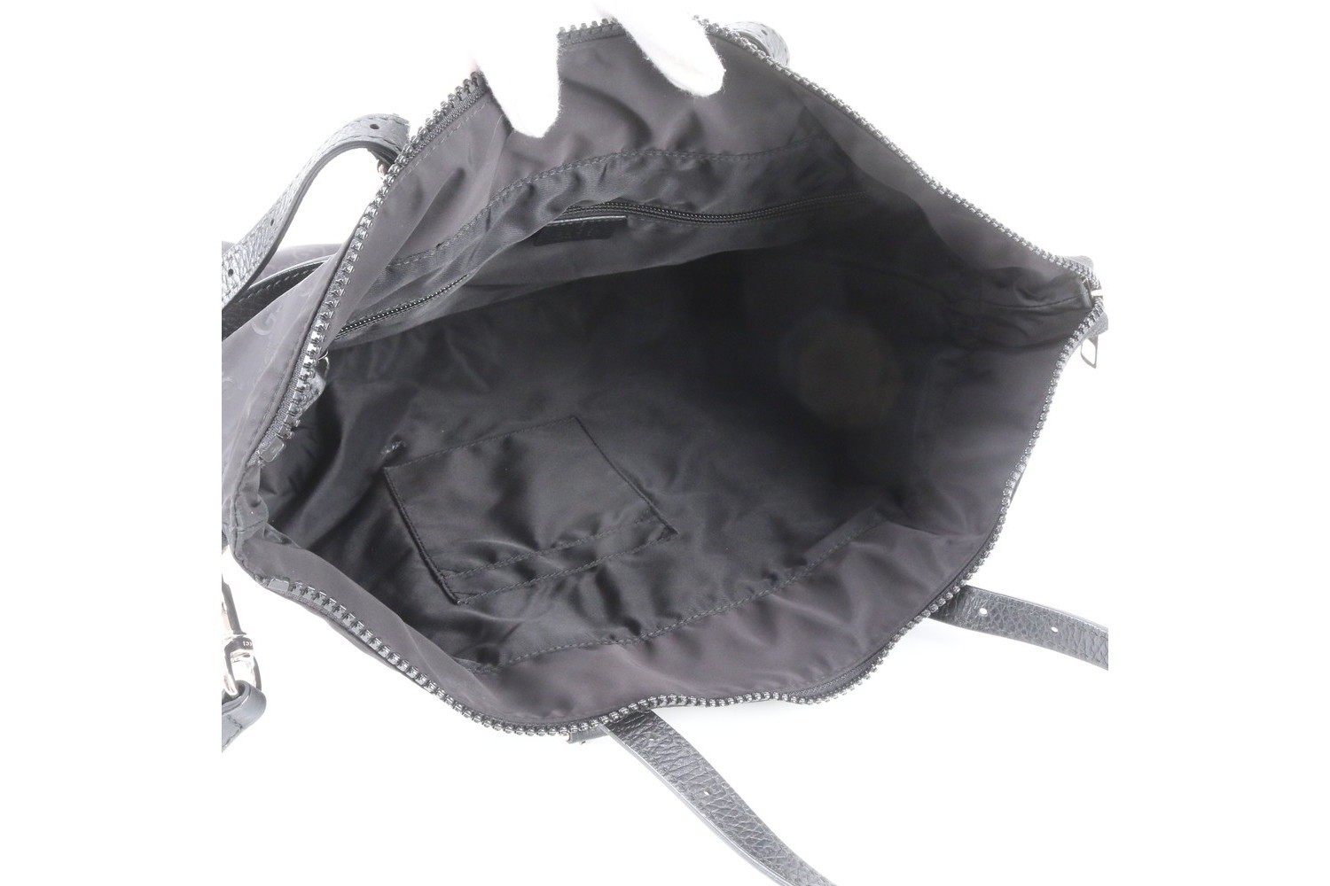 GG Nylon 387067 Leather 2-Way Shoulder Bag — view 7