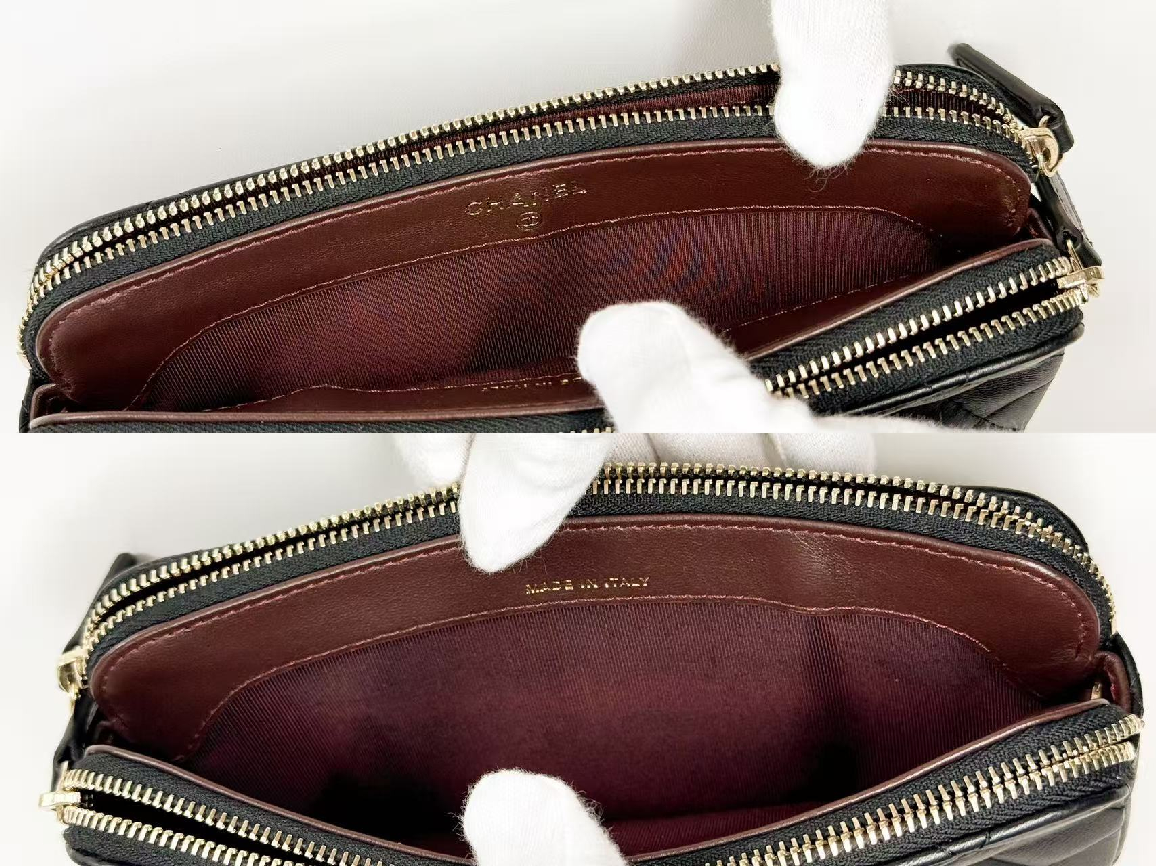 Black Matelassé WOC W19cm approx. 22 series [Includes dust bag, booklet, authenticity card, and seal] Gold hardware Shoulder bag 22774883 — view 14