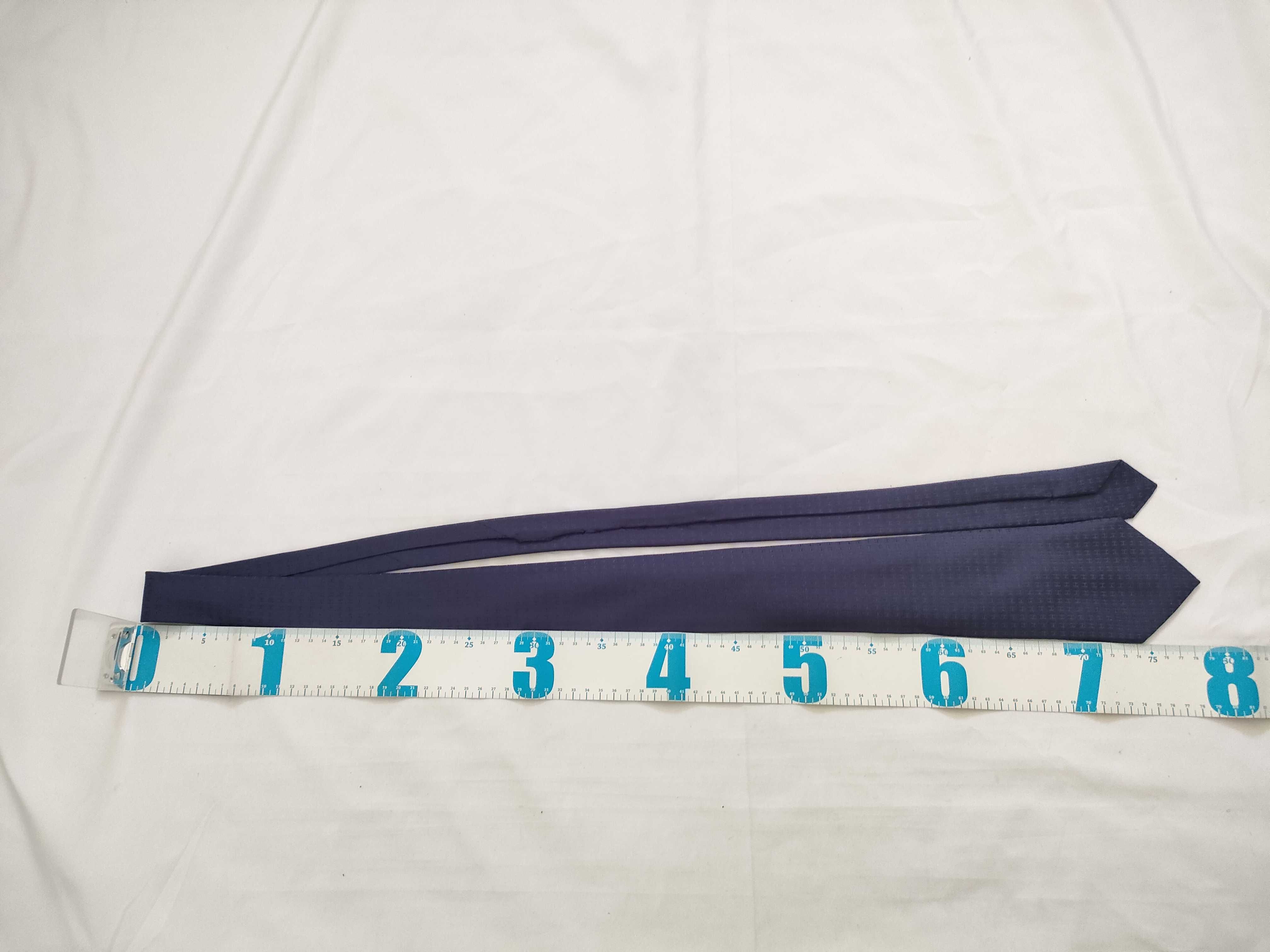 tie, H pattern, silk, purple, other accessories — view 3