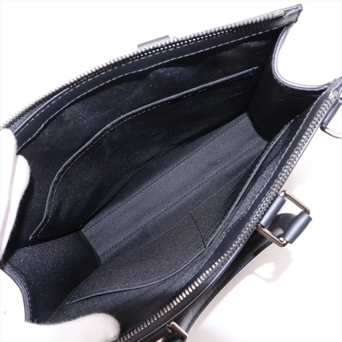 Monogram Eclipse Sac Plat Cross M46098 Black (RFID detected) — view 8