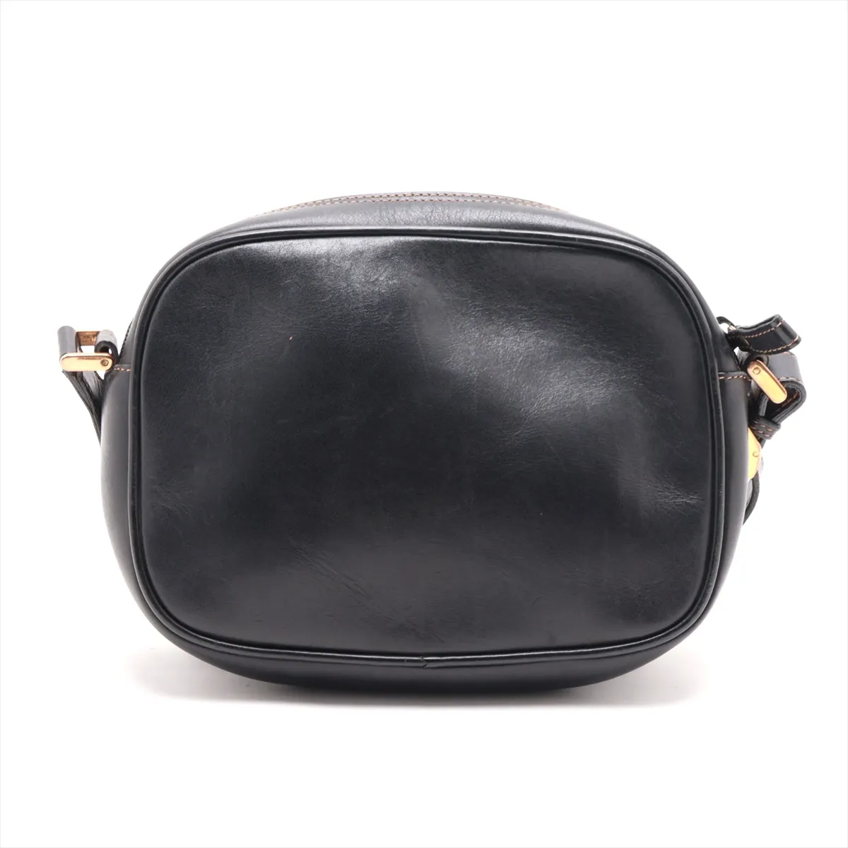 Old Gucci Calf Hair x Leather Shoulder Bag Brown — view 2