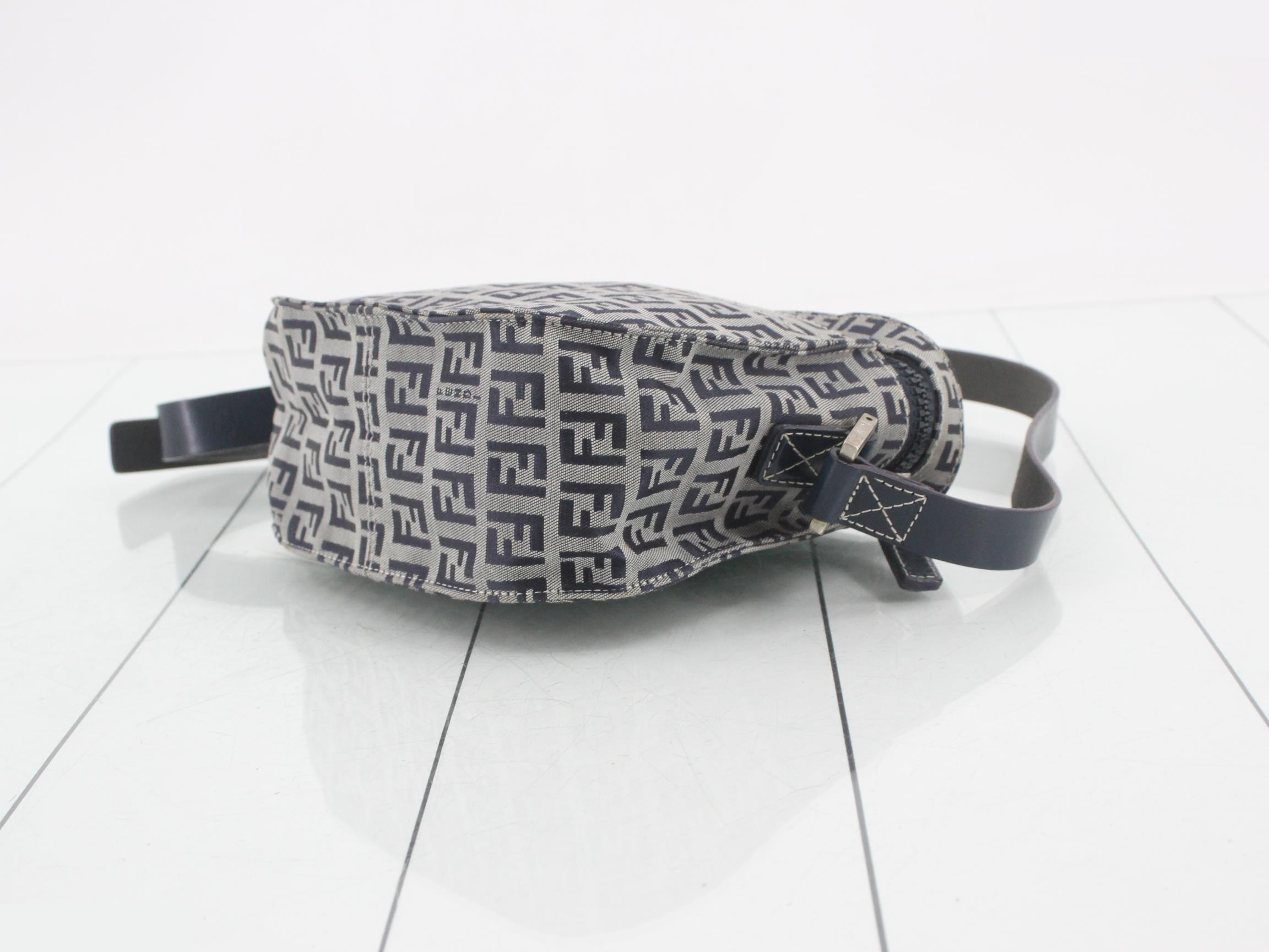 Zucchino Shoulder Bag, Navy — view 6