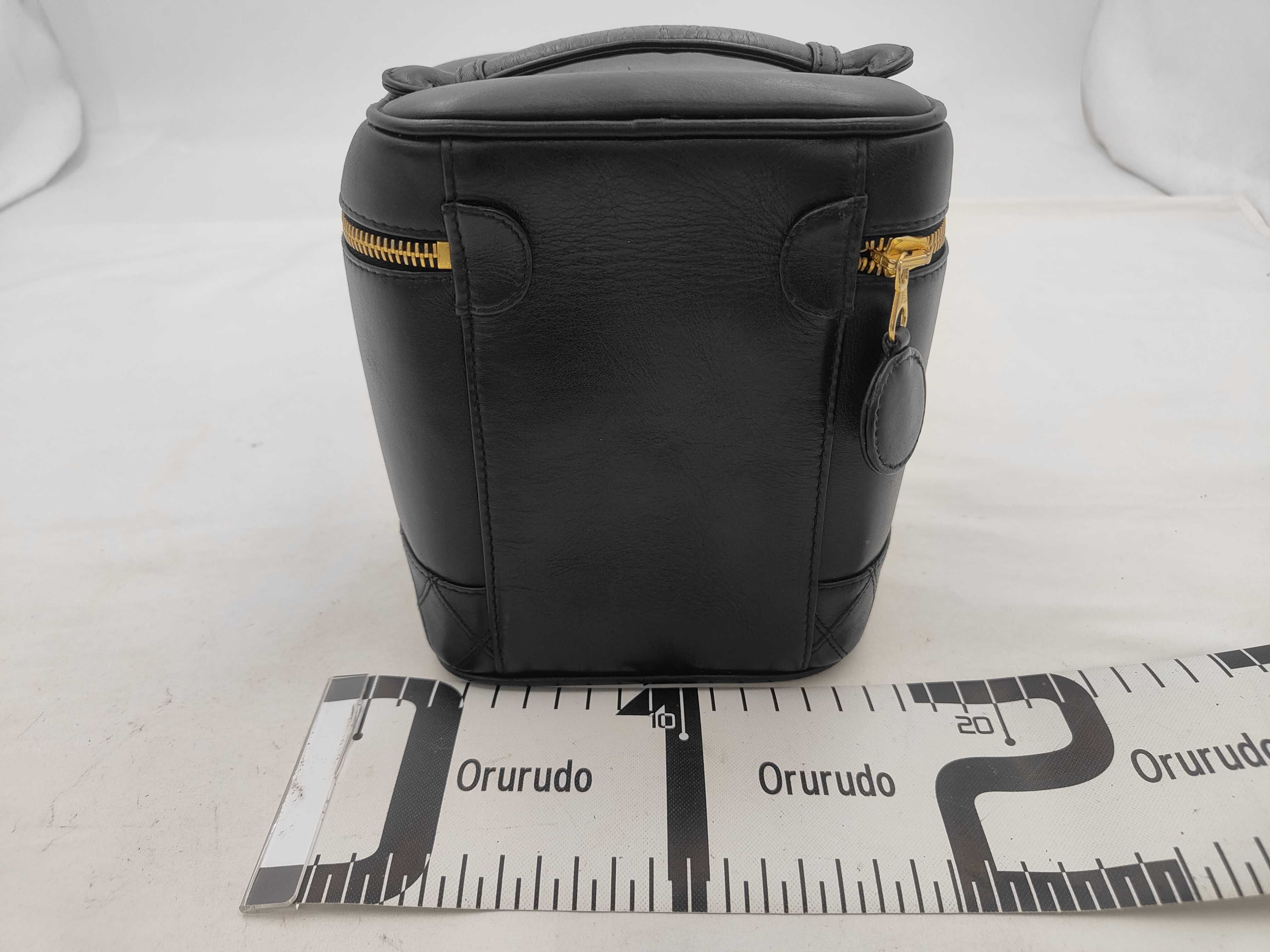 Lambskin Bicolore Black Vanity Bag (with seal) — view 2