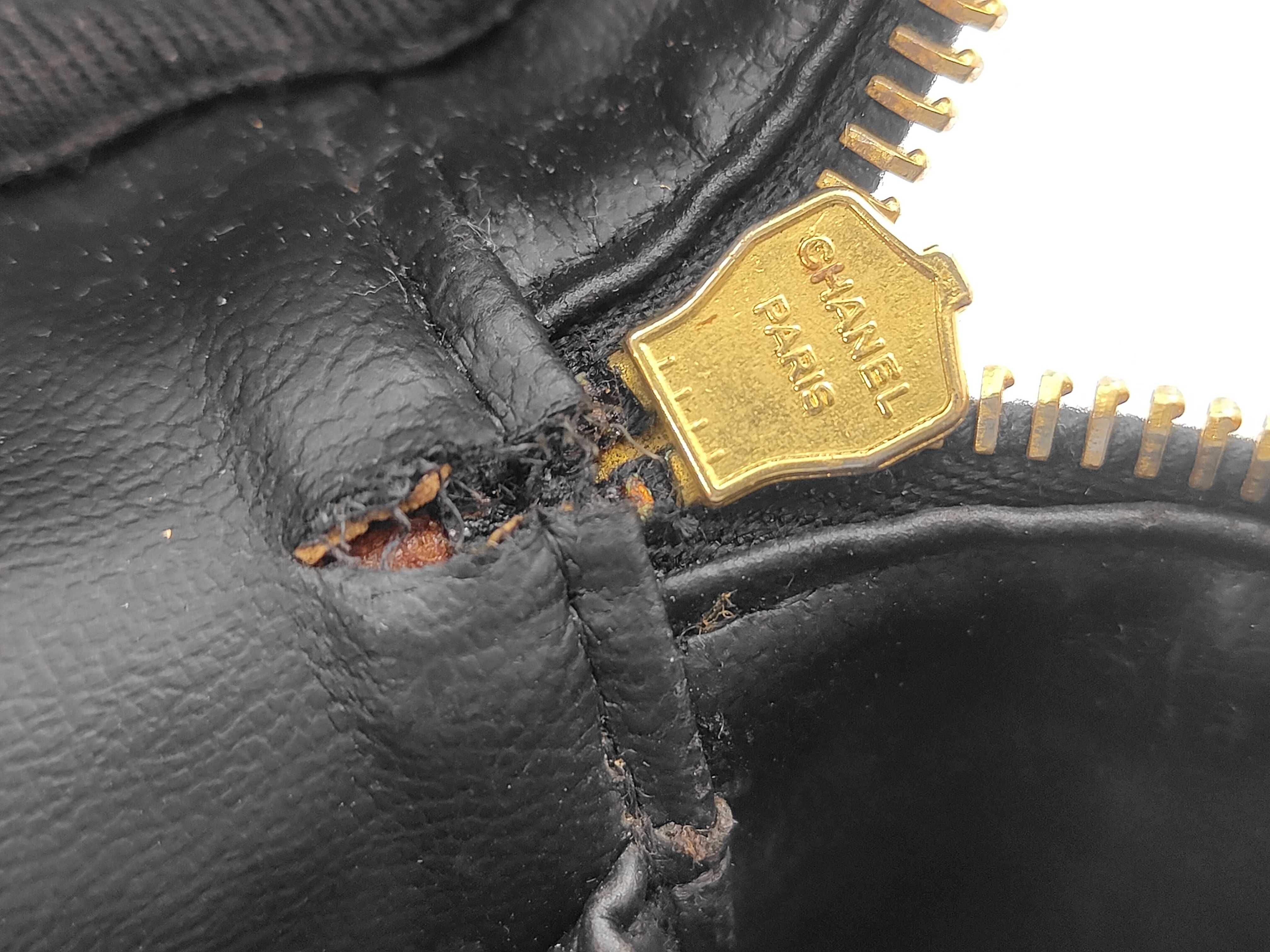 Lambskin Bicolore Black Vanity Bag (with seal) — view 12
