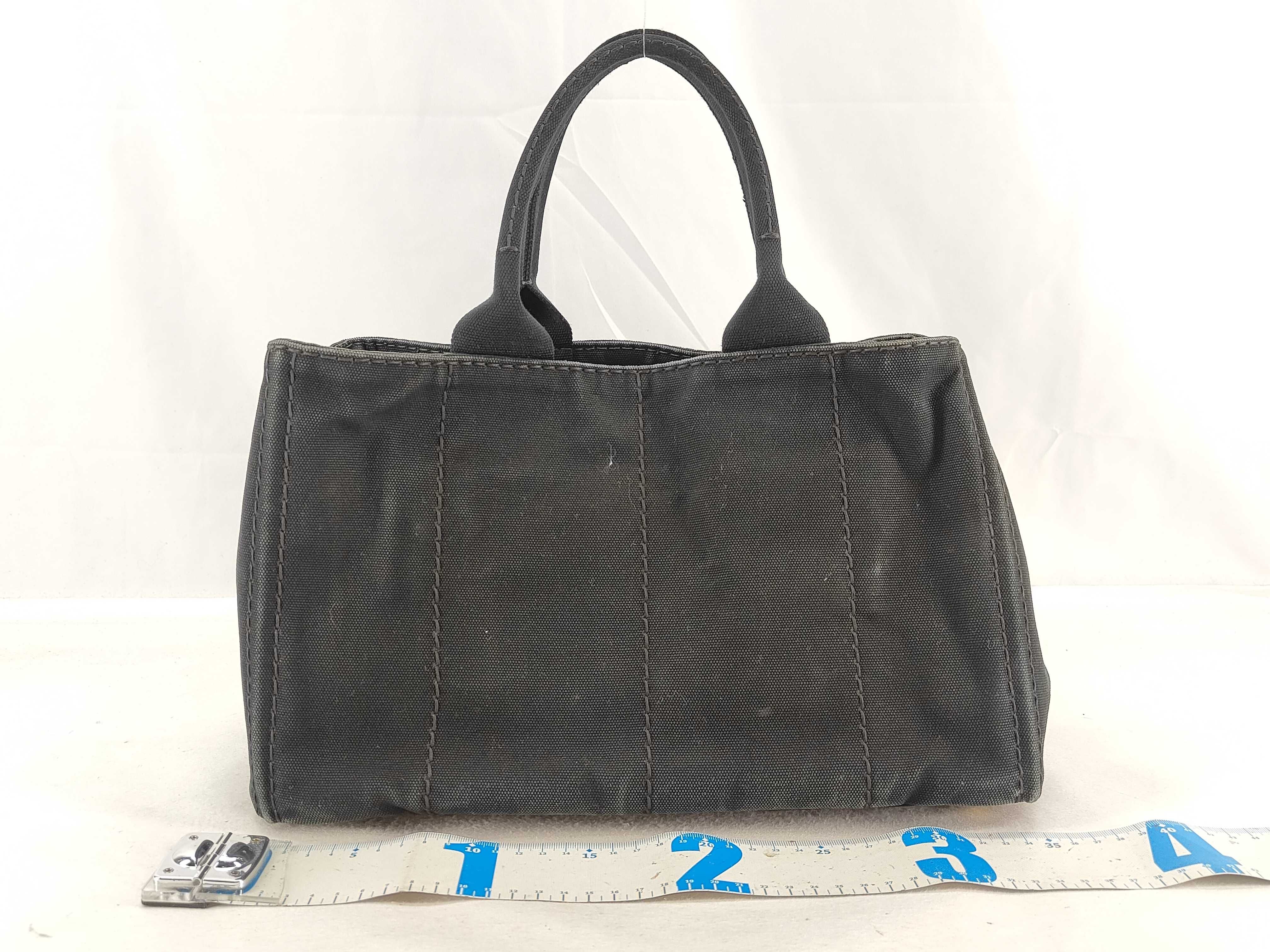 Canapa Tote Bag, Canvas, Black Tote Bag — view 2