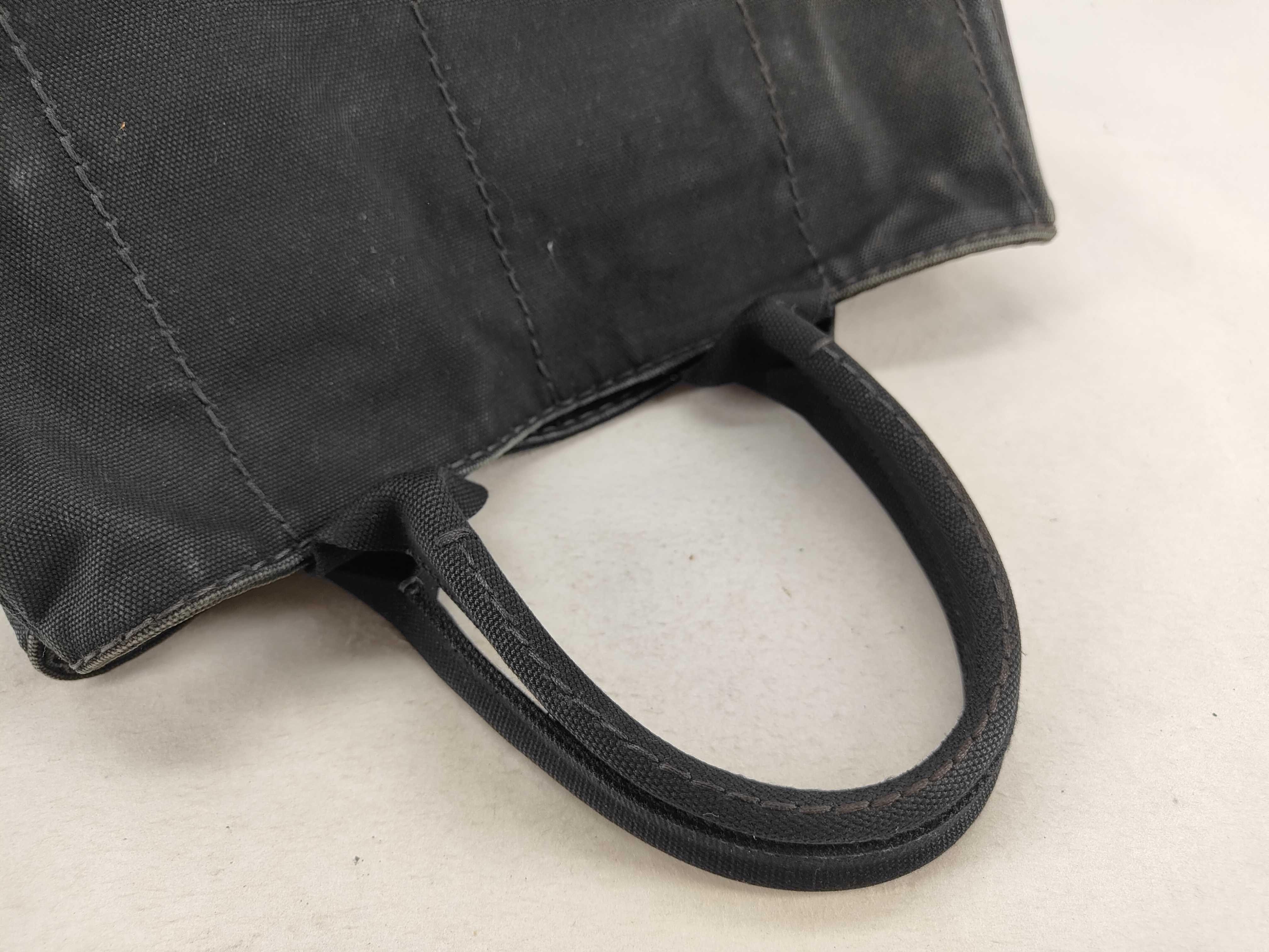 Canapa Tote Bag, Canvas, Black Tote Bag — view 4