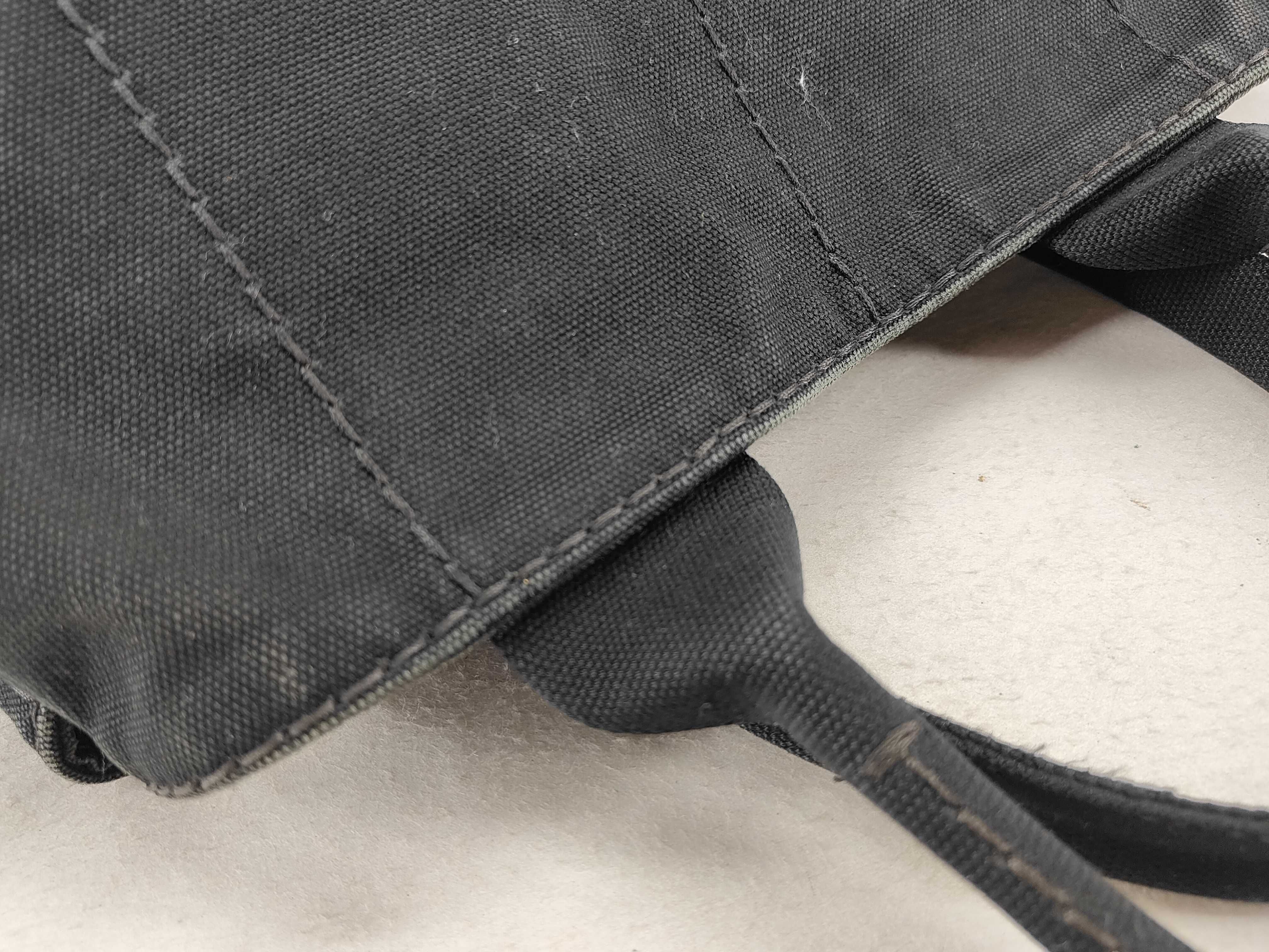 Canapa Tote Bag, Canvas, Black Tote Bag — view 6